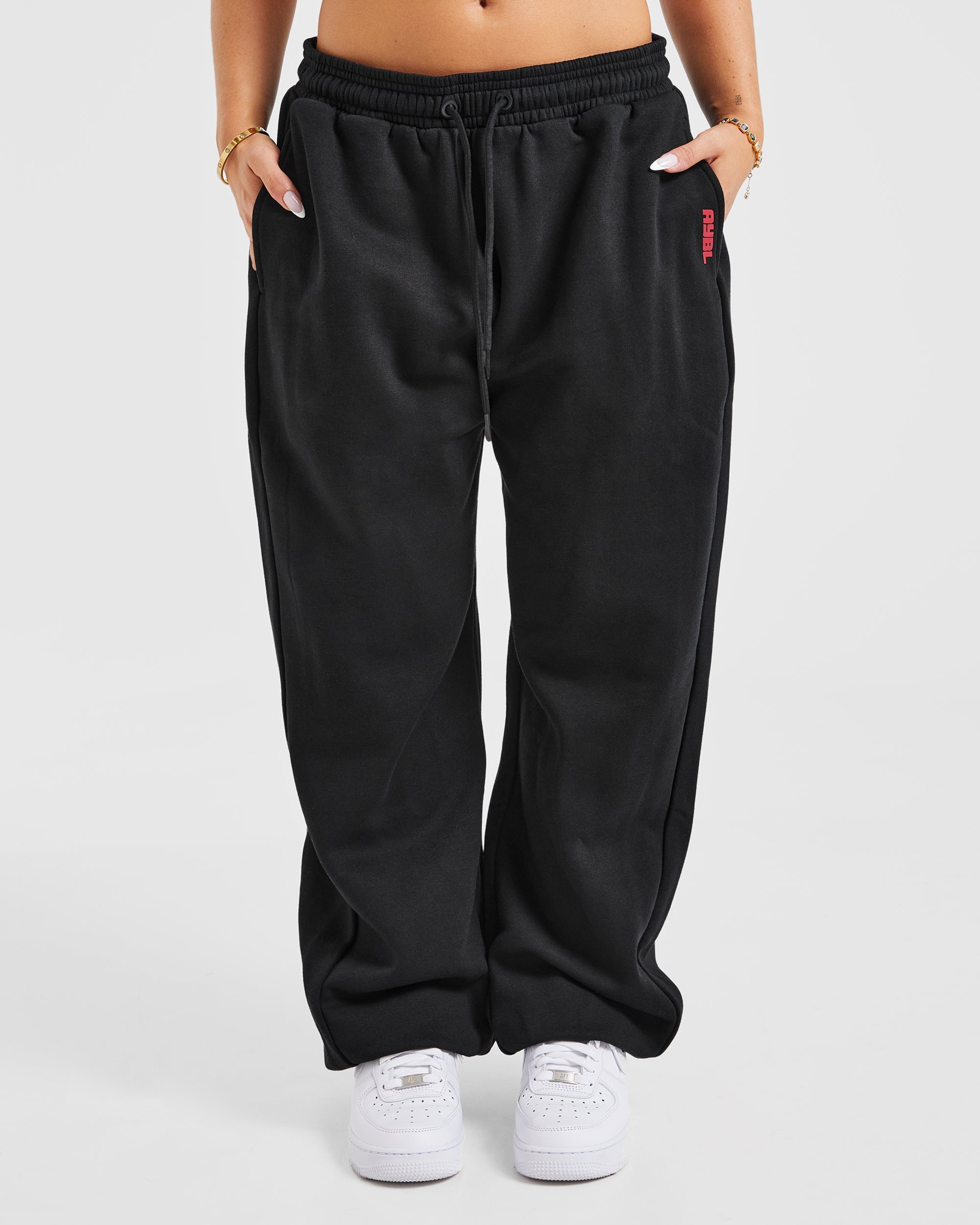 Justine Oversized Joggers - Black