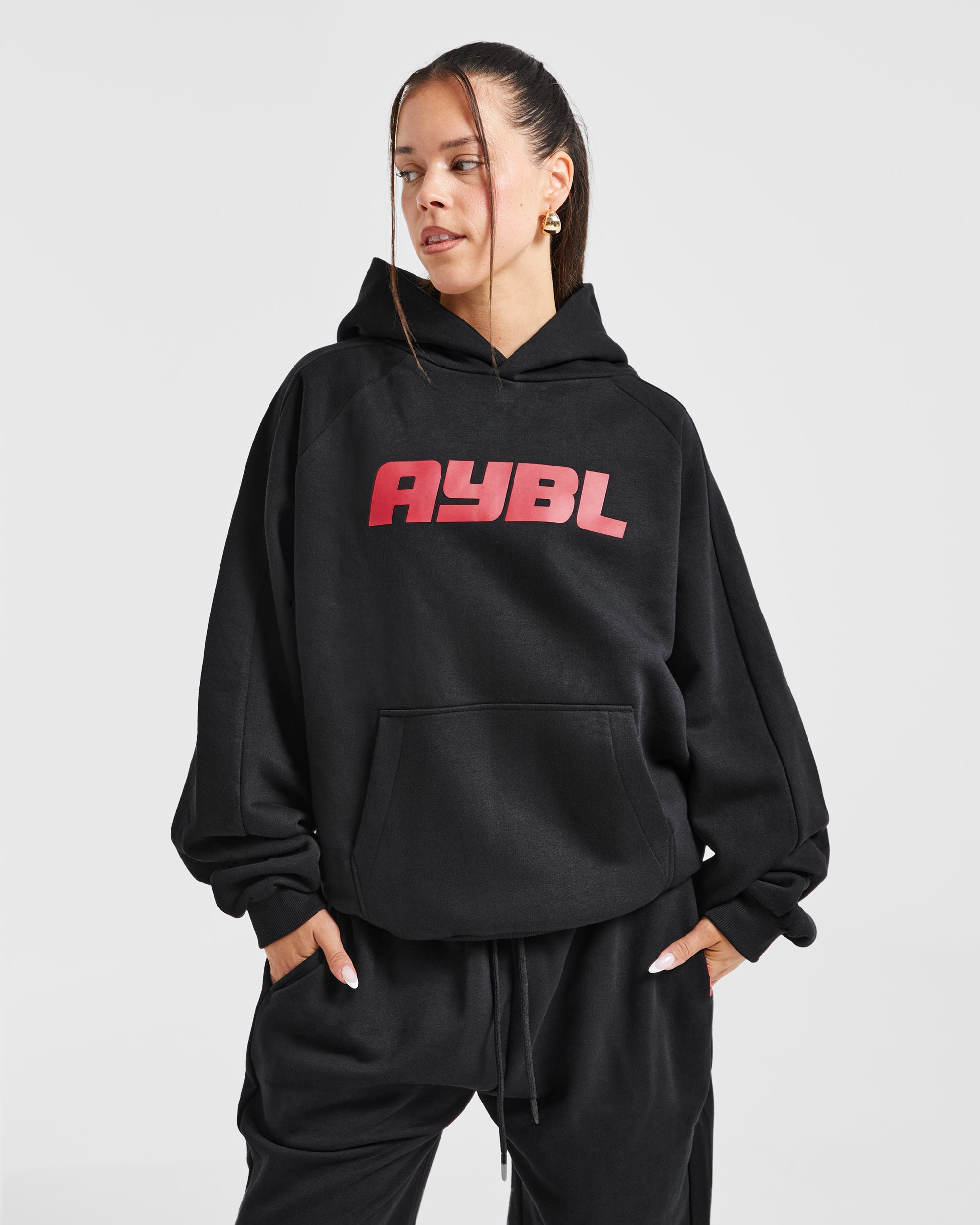 Justine Oversized Hoodie - Black