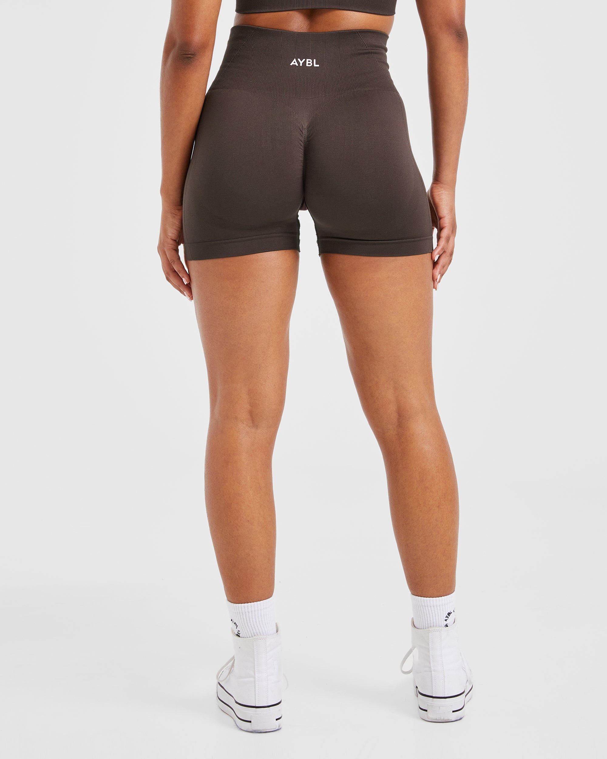 Empower Seamless Shorts - Cocoa Brown