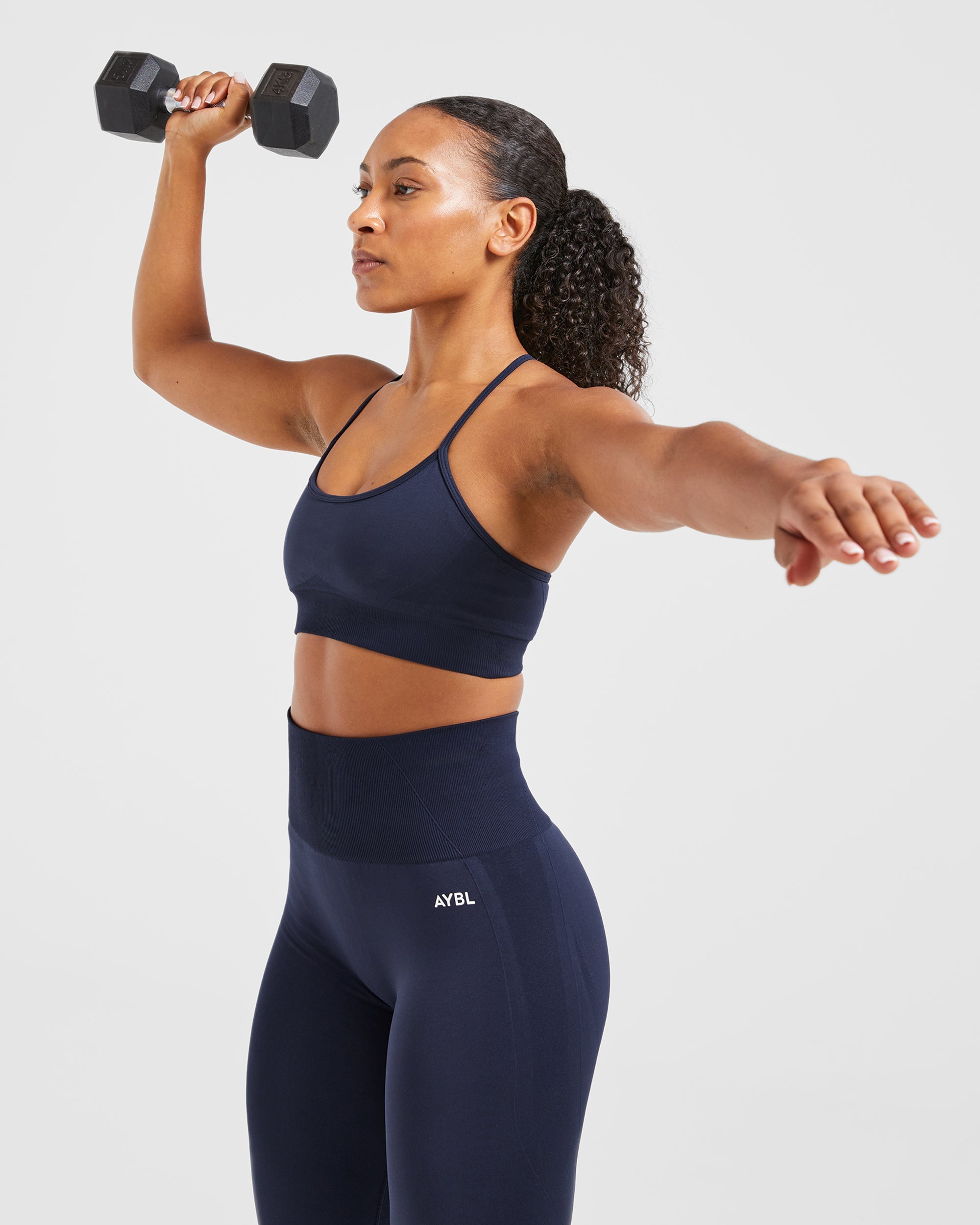 Empower Seamless Sports Bra - Navy