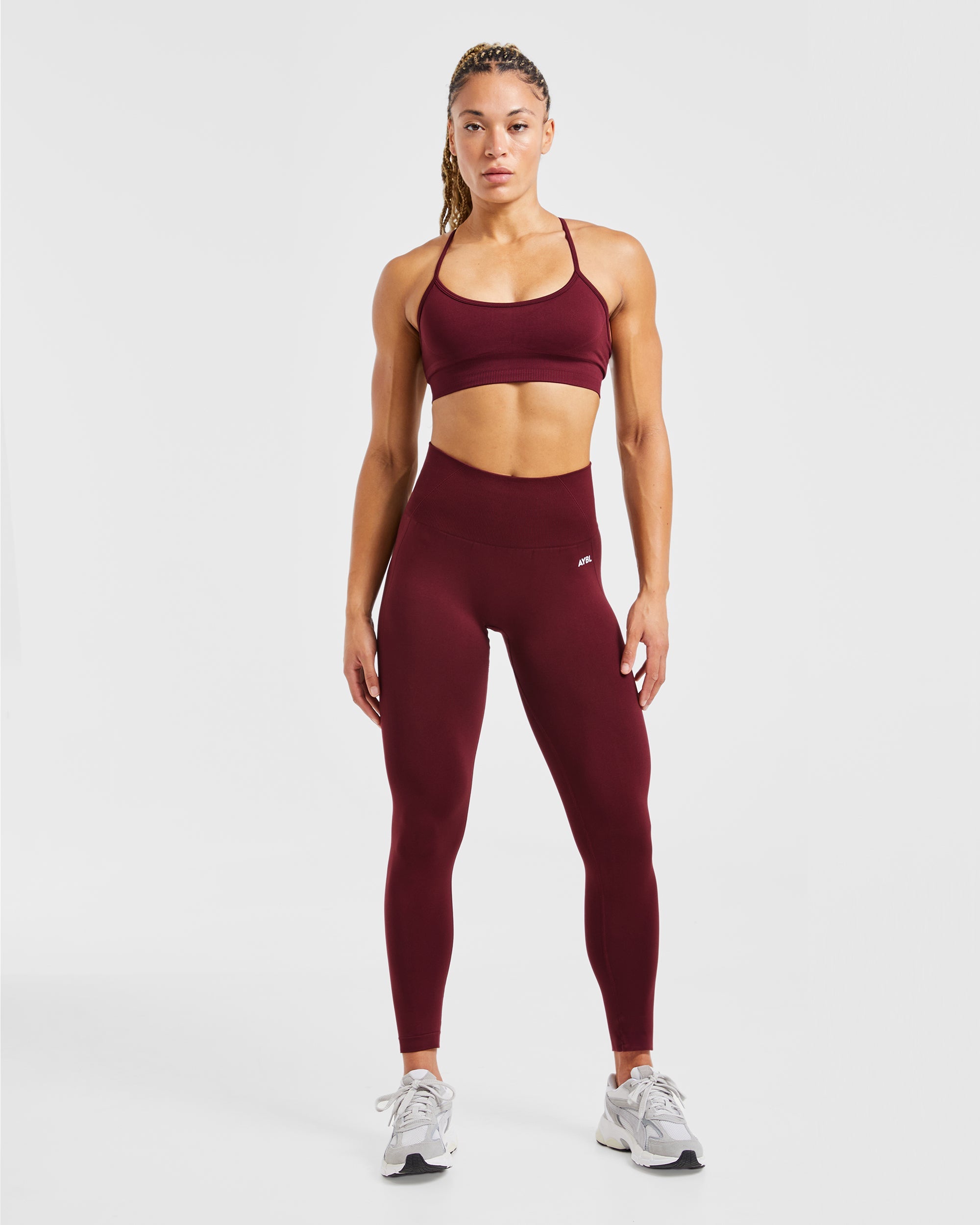 Empower Seamless Leggings - Red Wine