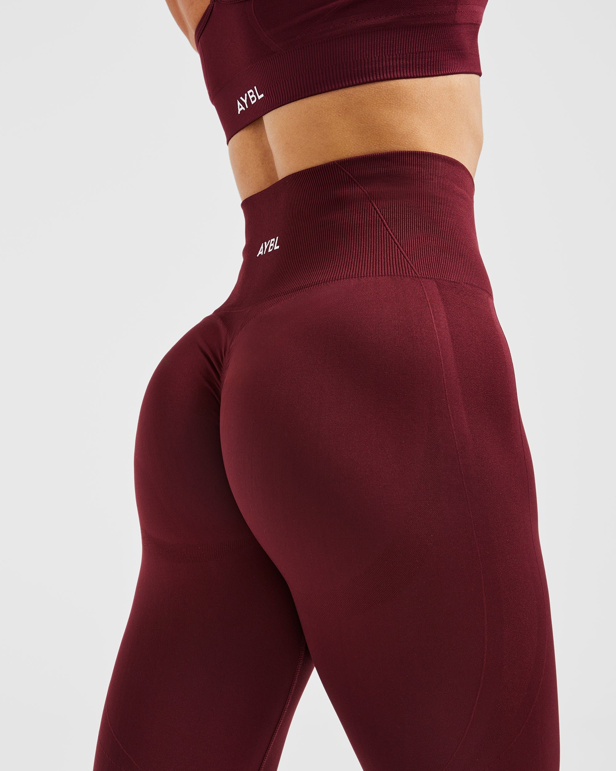 Empower Seamless Leggings - Red Wine