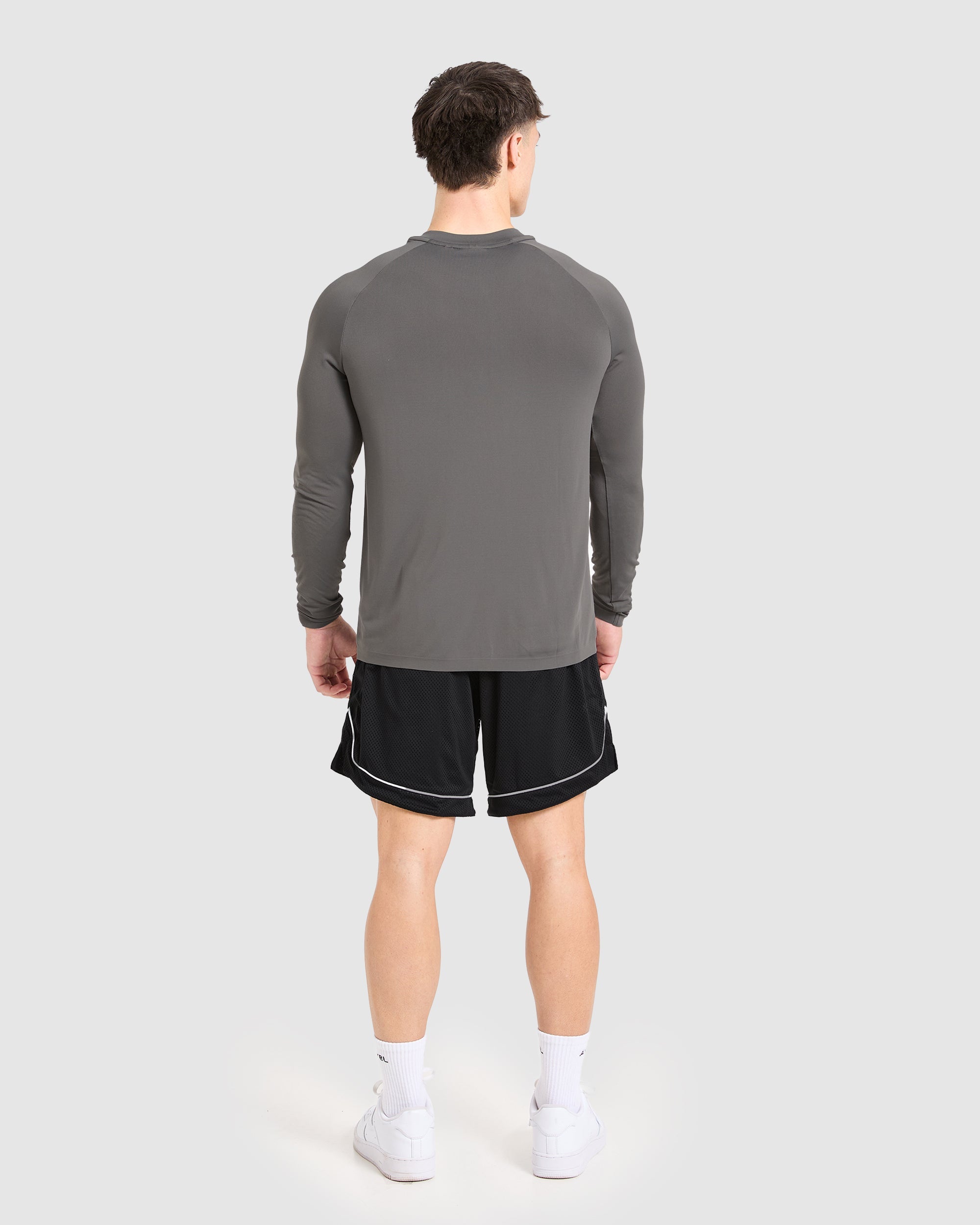 Cam Kissel x Seamless Long Sleeve - Charcoal