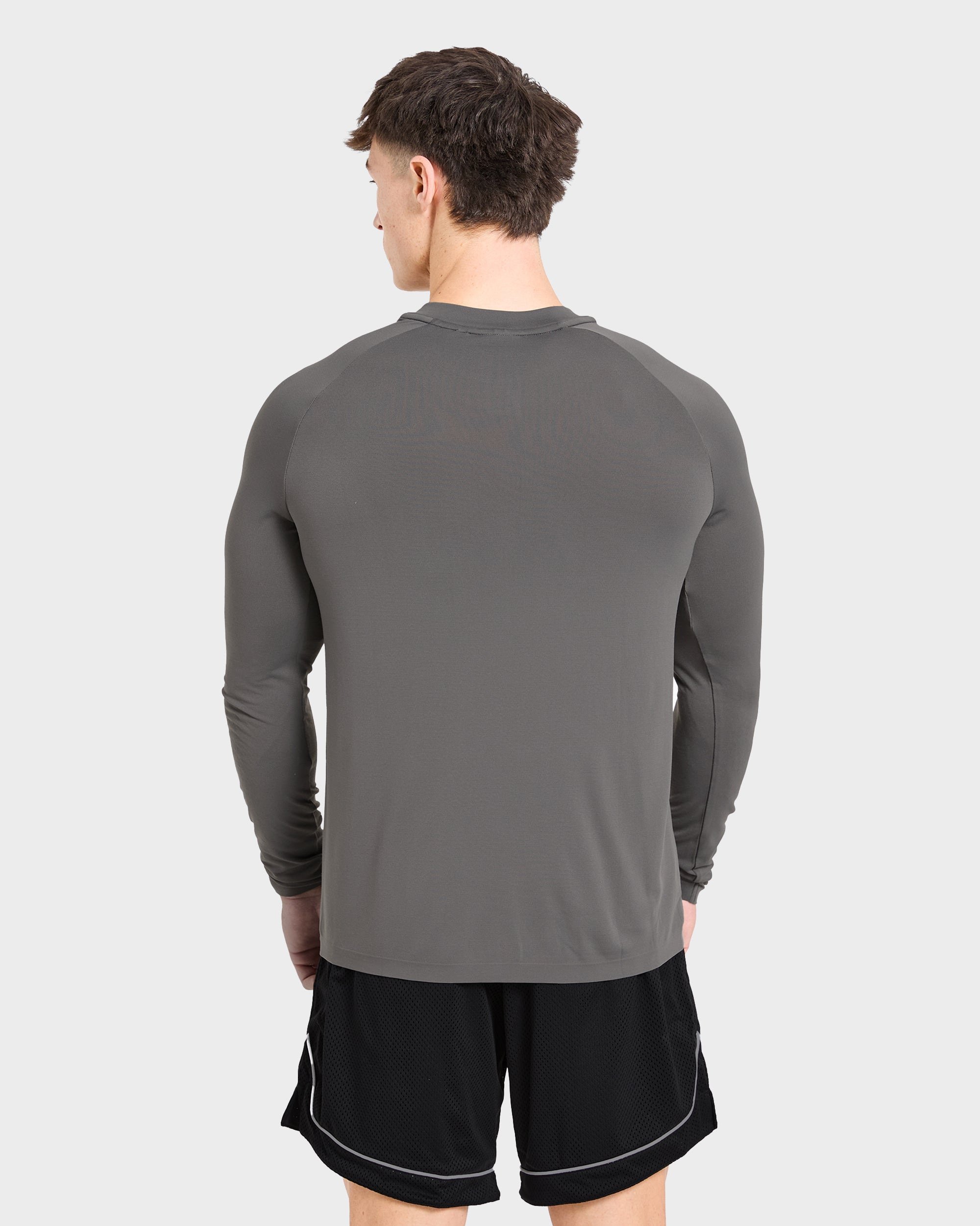 Cam Kissel x Seamless Long Sleeve - Charcoal