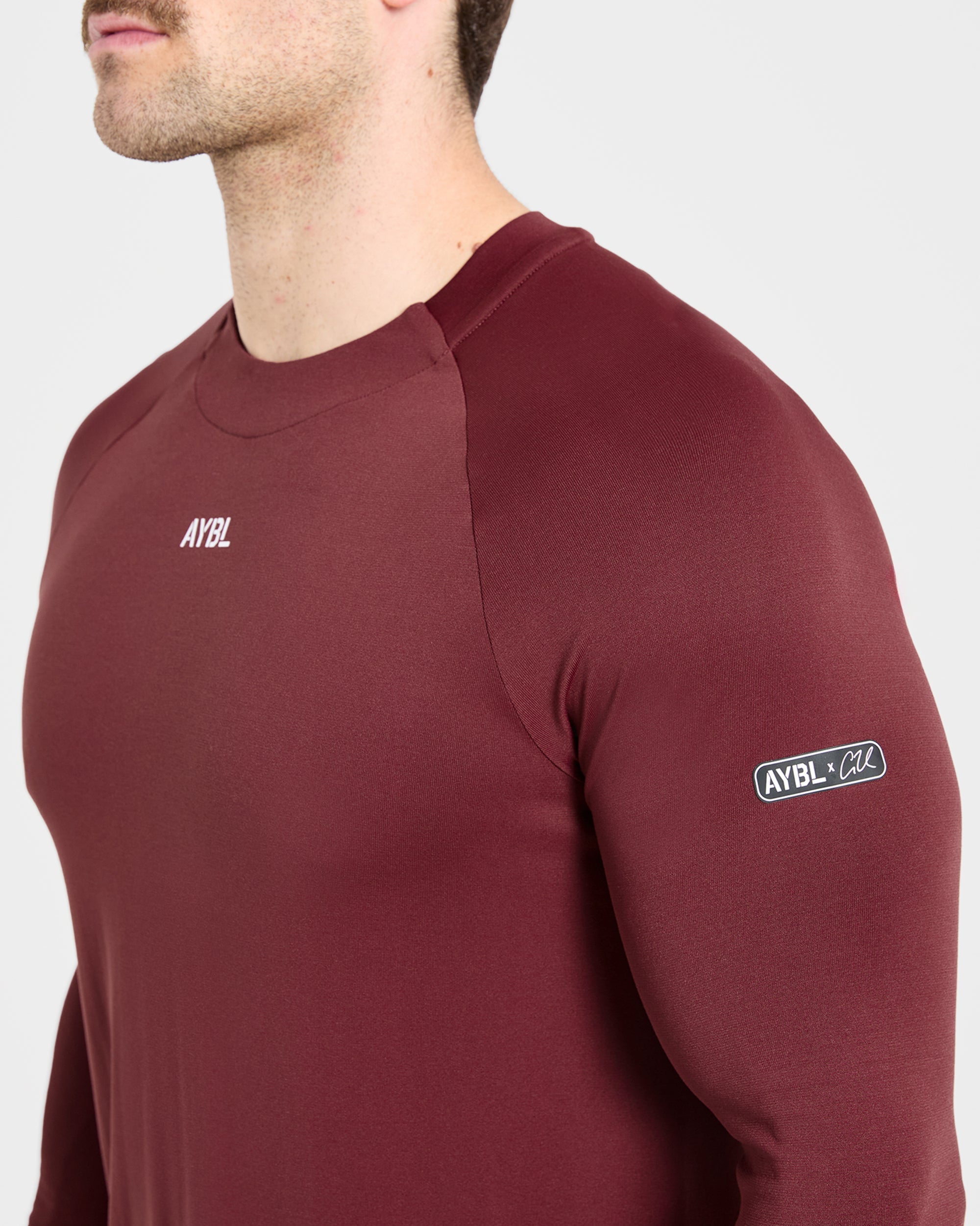 Cam Kissel x Seamless Long Sleeve - Burgundy