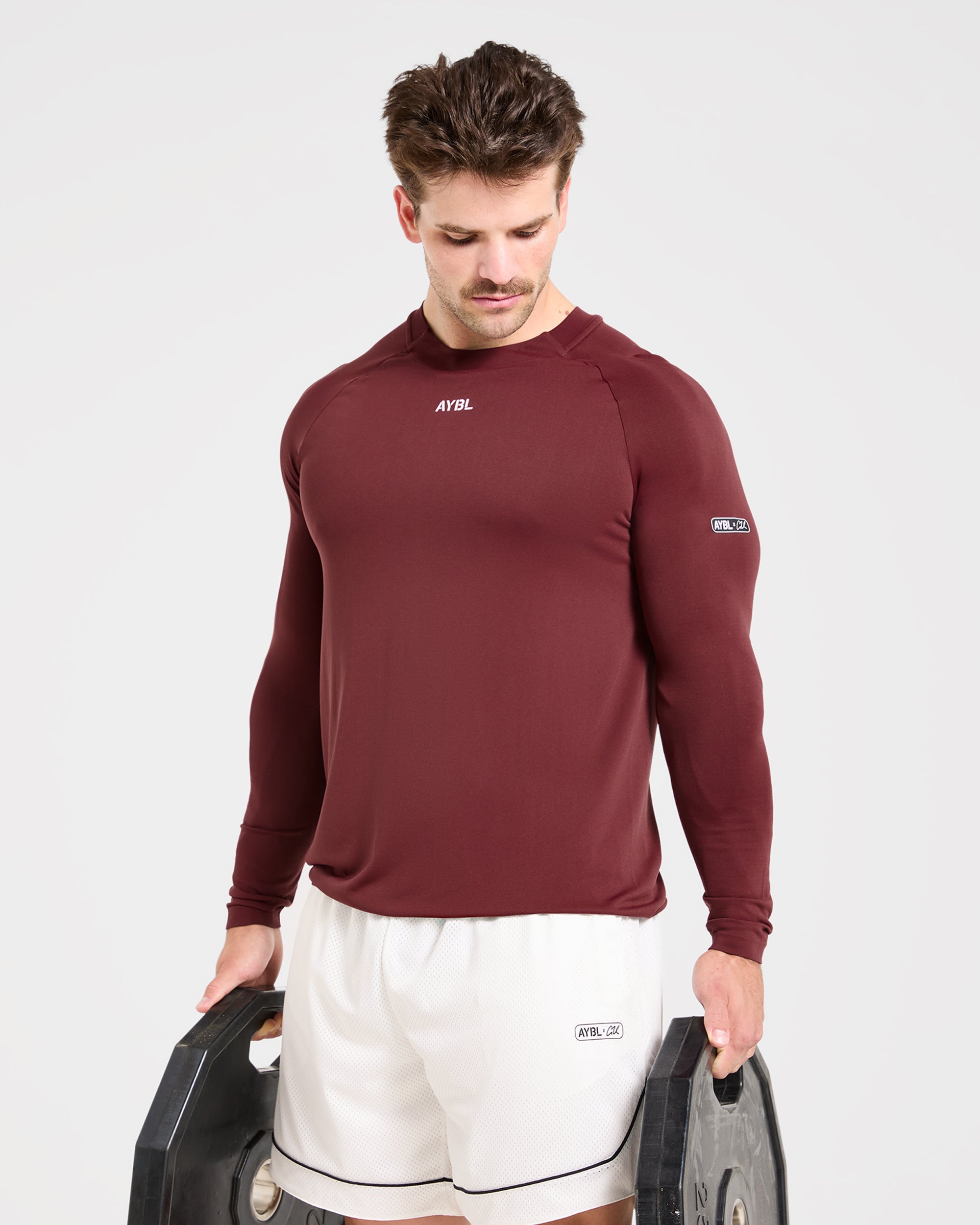 Cam Kissel x Seamless Long Sleeve - Burgundy