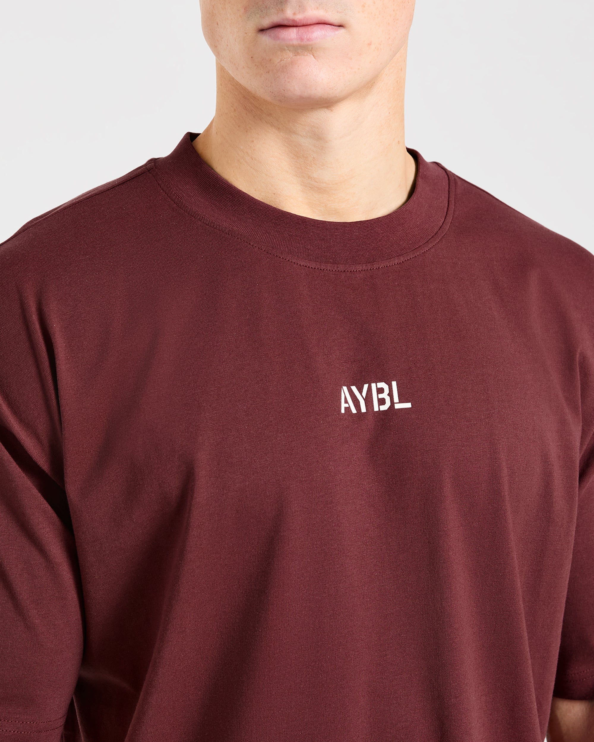 Cam Kissel x Graphic Oversized T Shirt - Burgundy