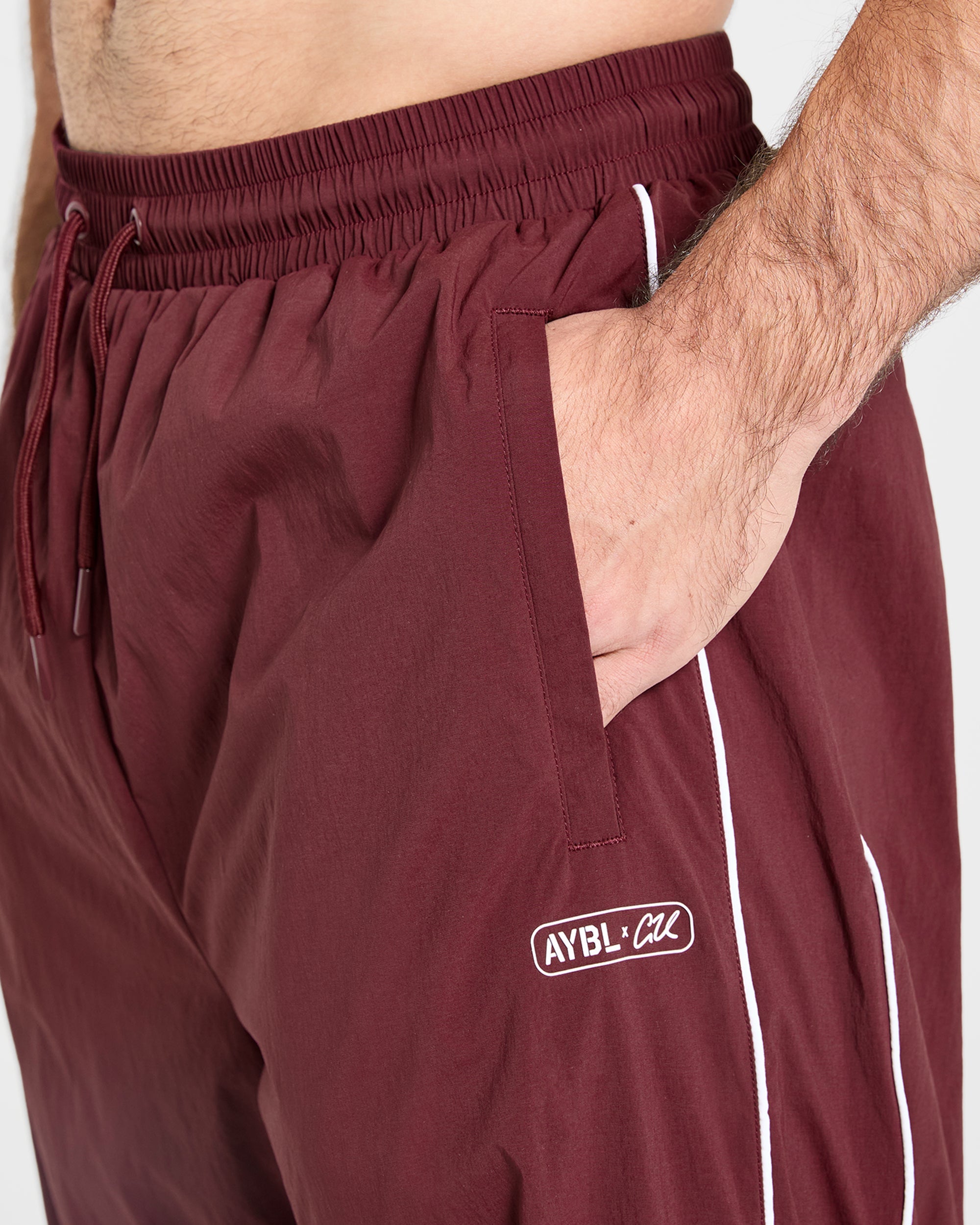 Cam Kissel x Track Joggers - Burgundy