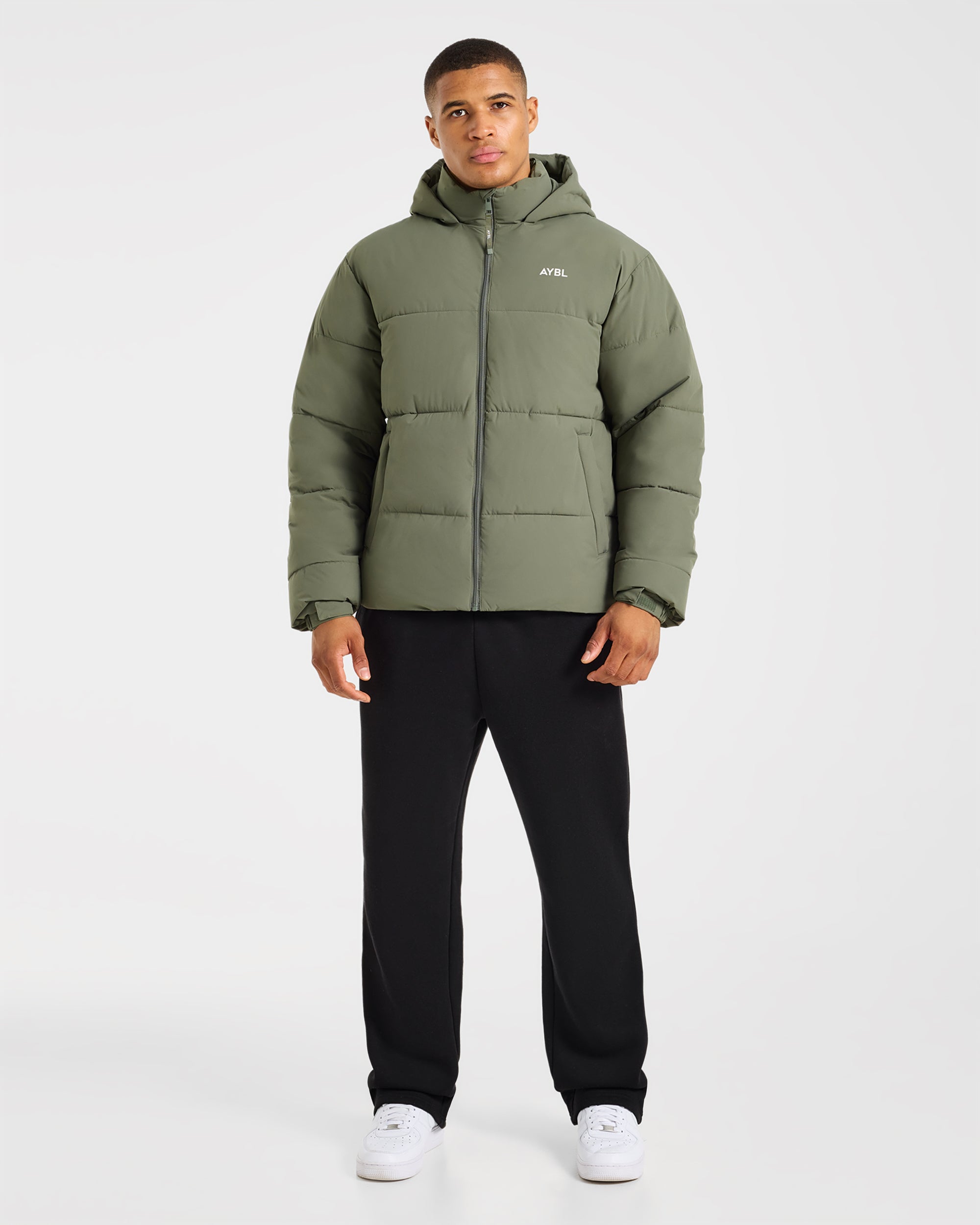 Classic Puffer Coat - Khaki