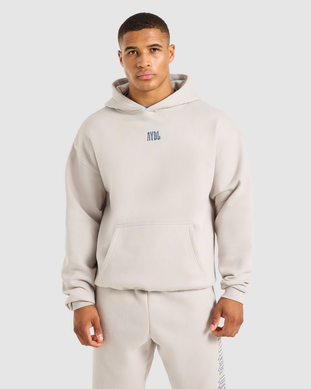 AYBL Iron Club Oversized Hoodie - Cloud Grey
