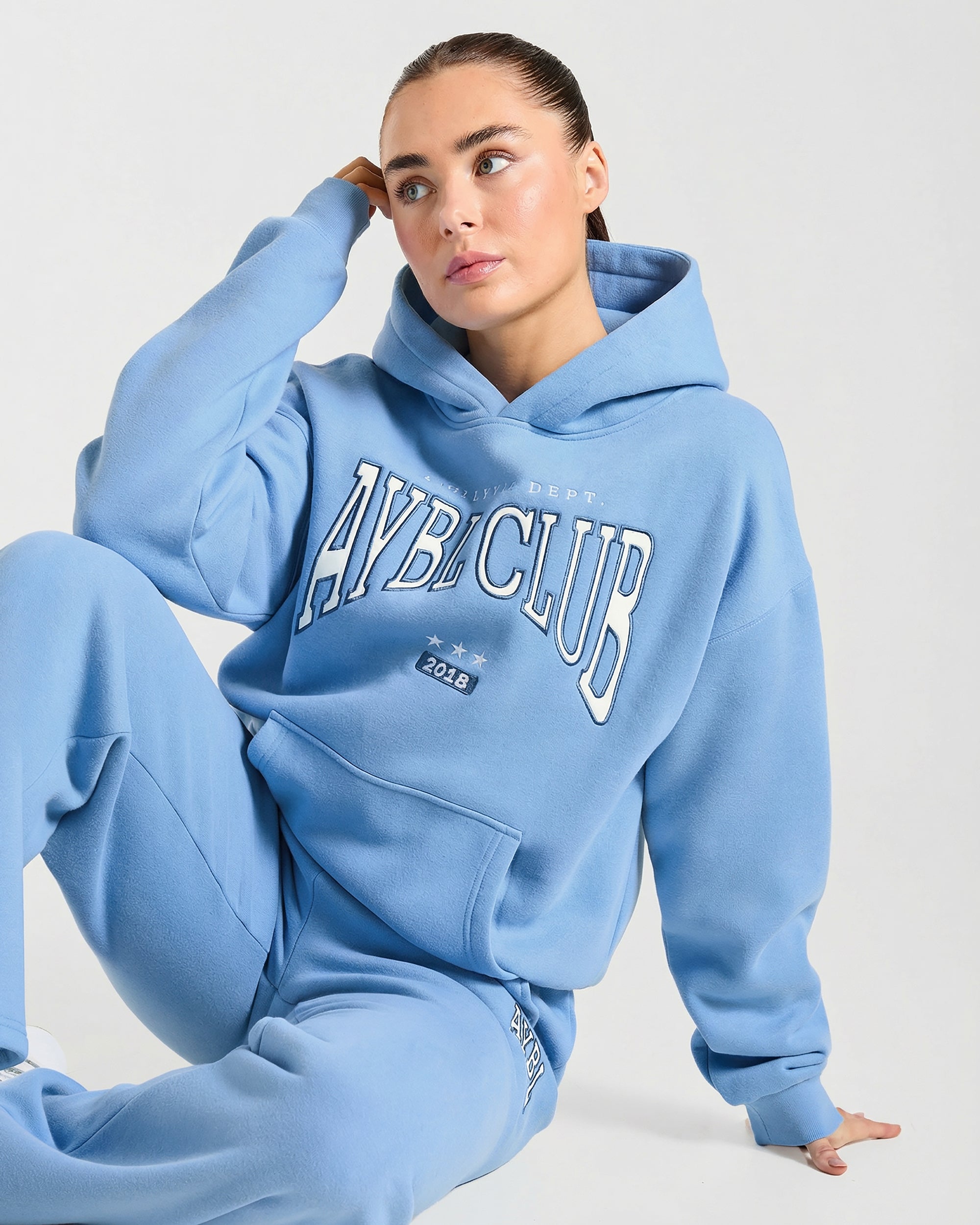AYBL Club Oversized Hoodie - Blue