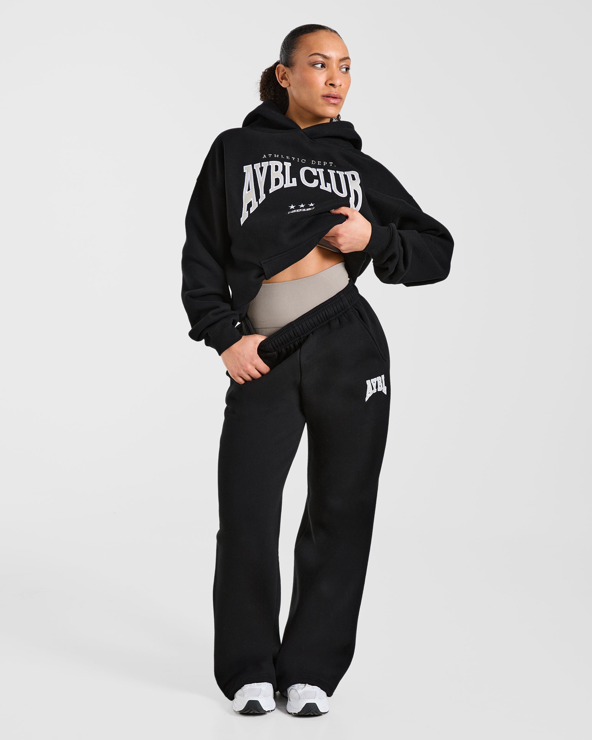 AYBL Club Oversized Hoodie - Black