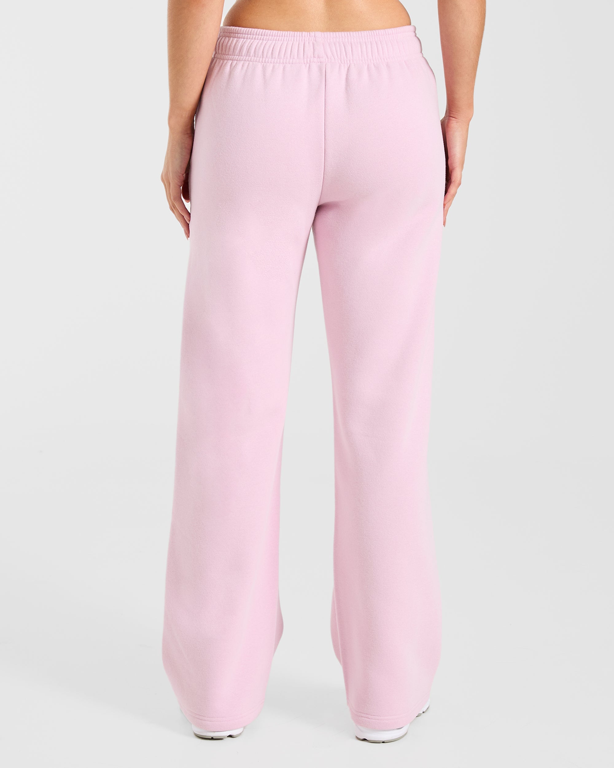 Varsity 2.0 Oversized Straight Leg Joggers - Iced Pink