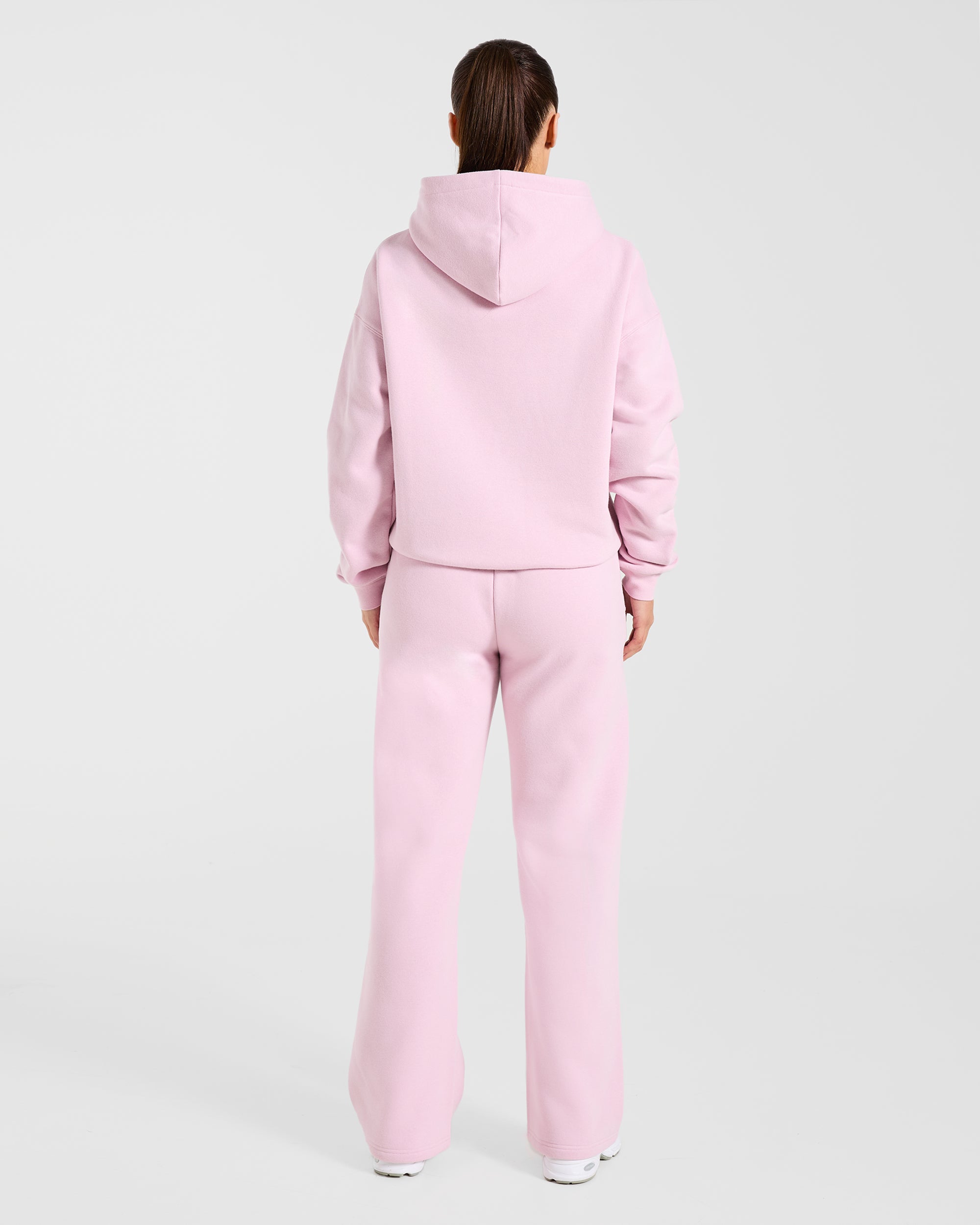 Varsity 2.0 Oversized Straight Leg Joggers - Iced Pink