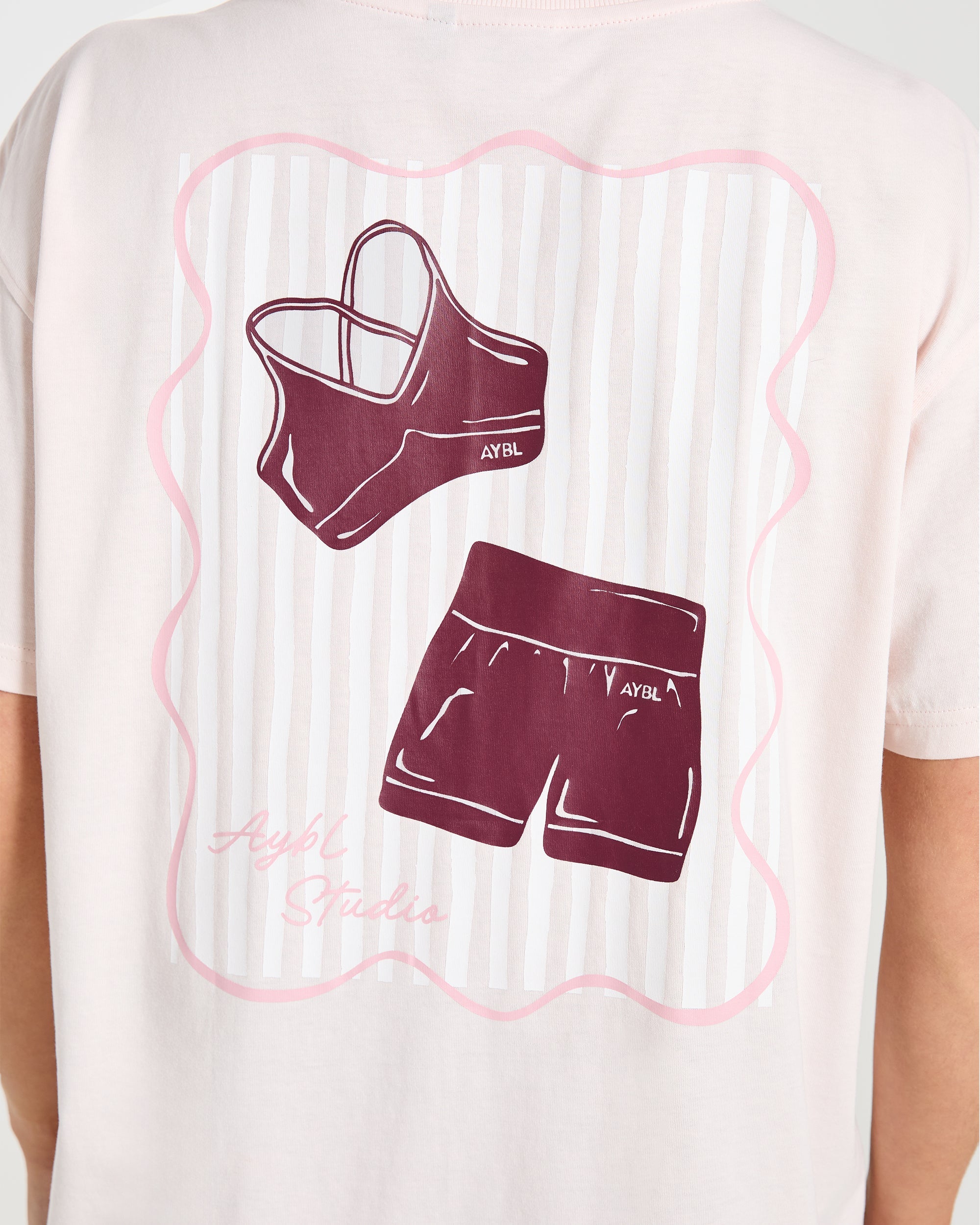 AYBL Studio Oversized T Shirt - Pink