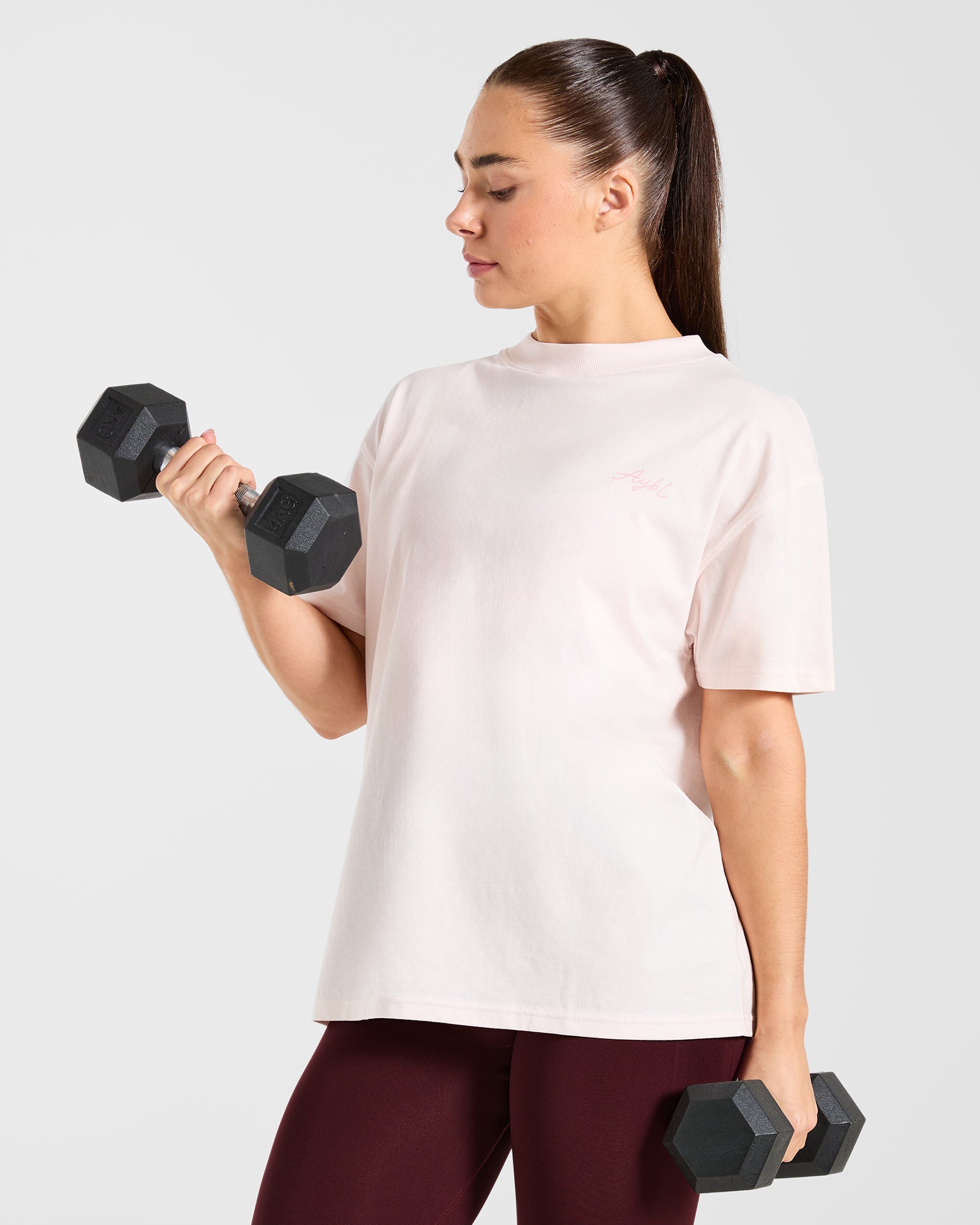 AYBL Studio Oversized T Shirt - Pink