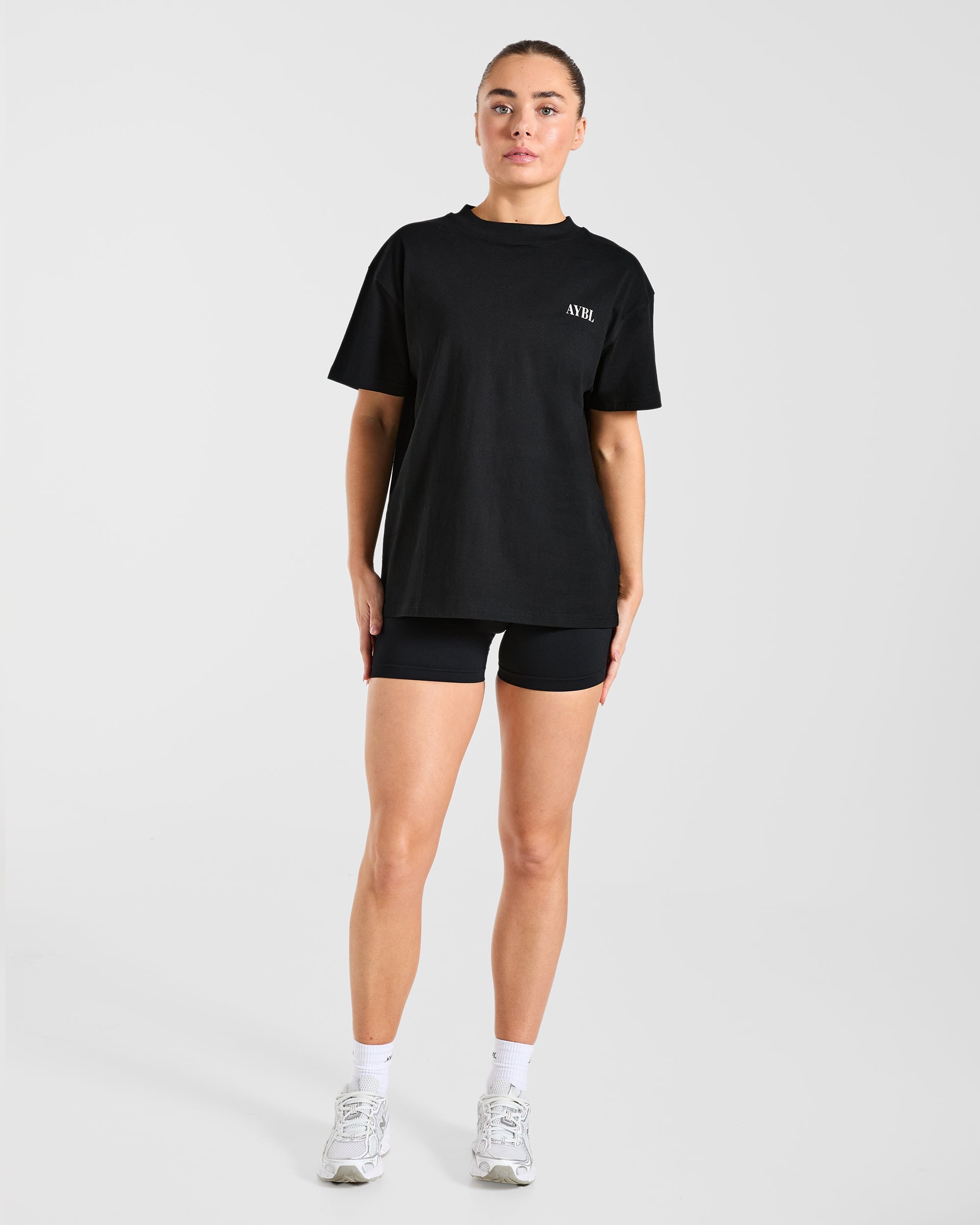 AYBL Strength Co Oversized T Shirt - Black