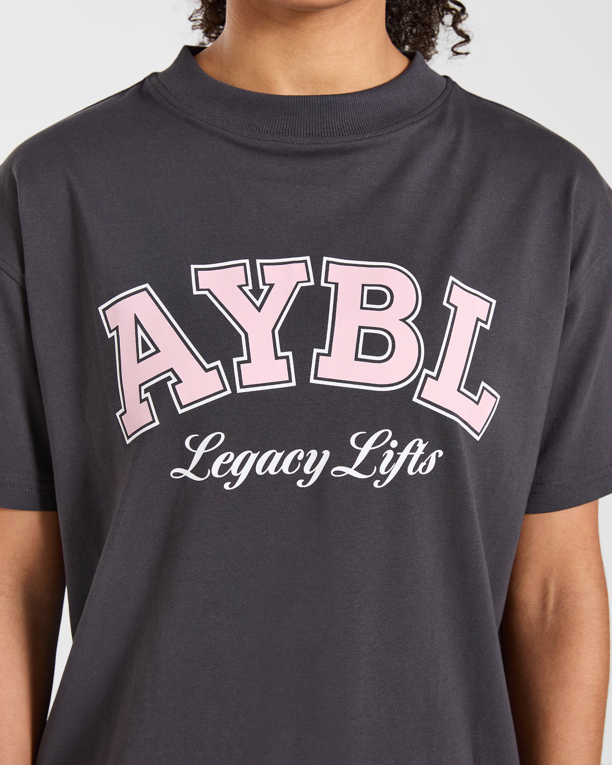Legacy Lifts Oversized T Shirt - Charcoal