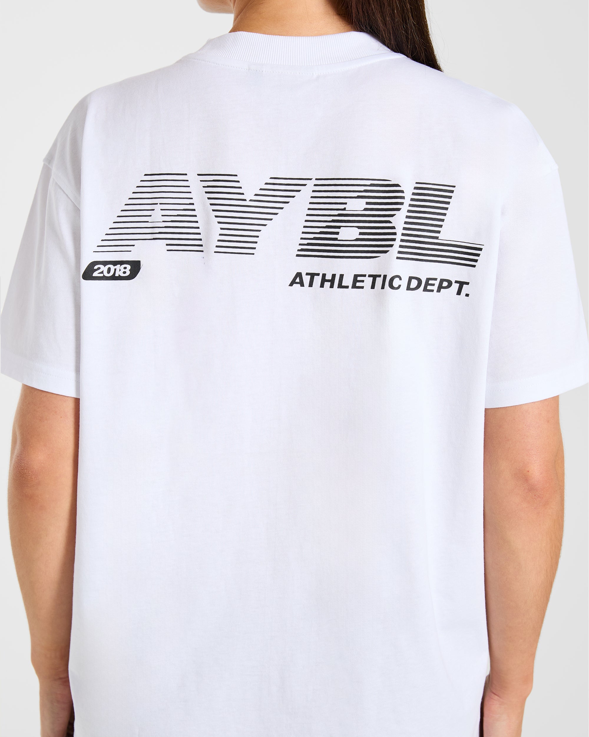 Athletics Department Oversized T Shirt - White