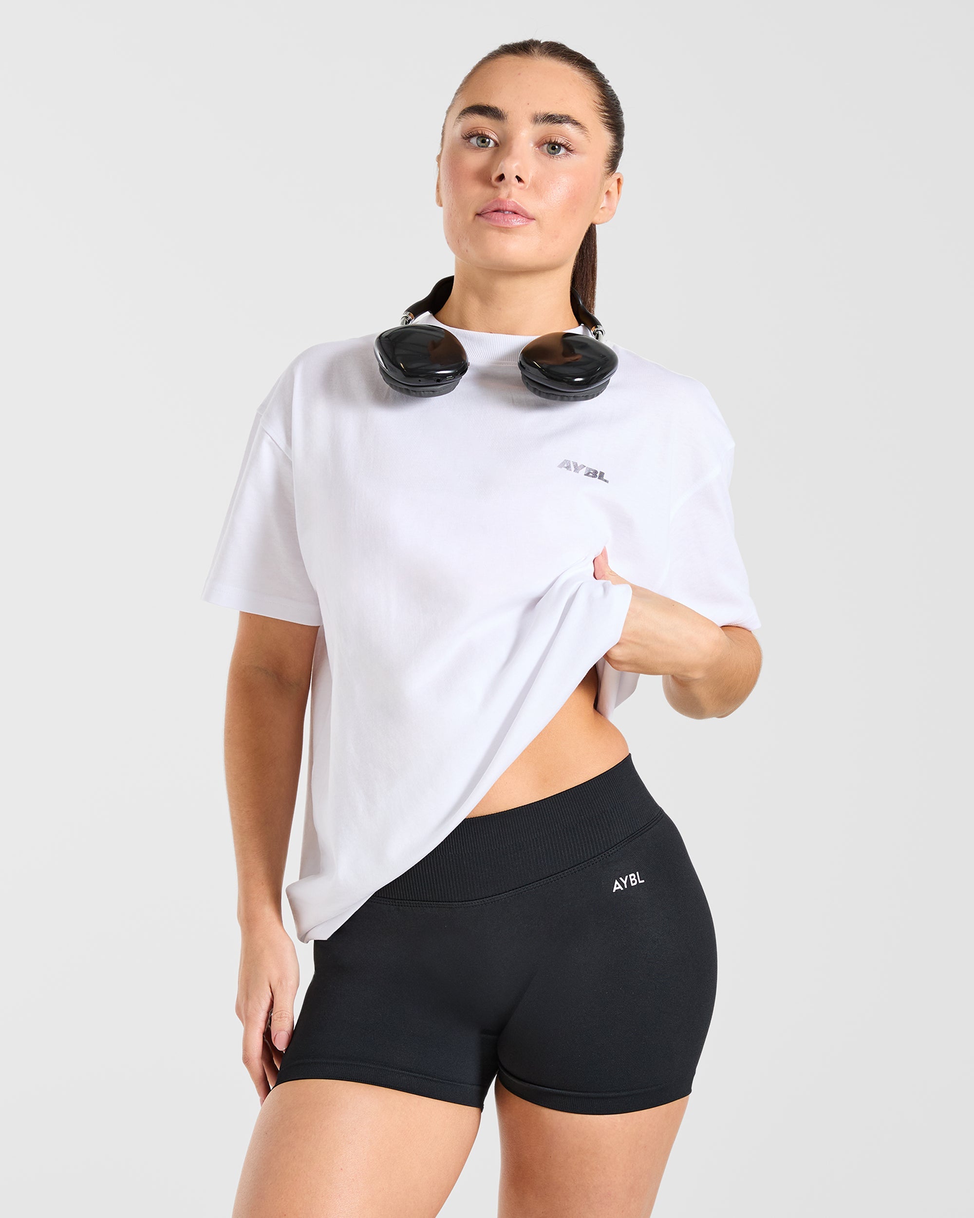 Athletics Department Oversized T Shirt - White