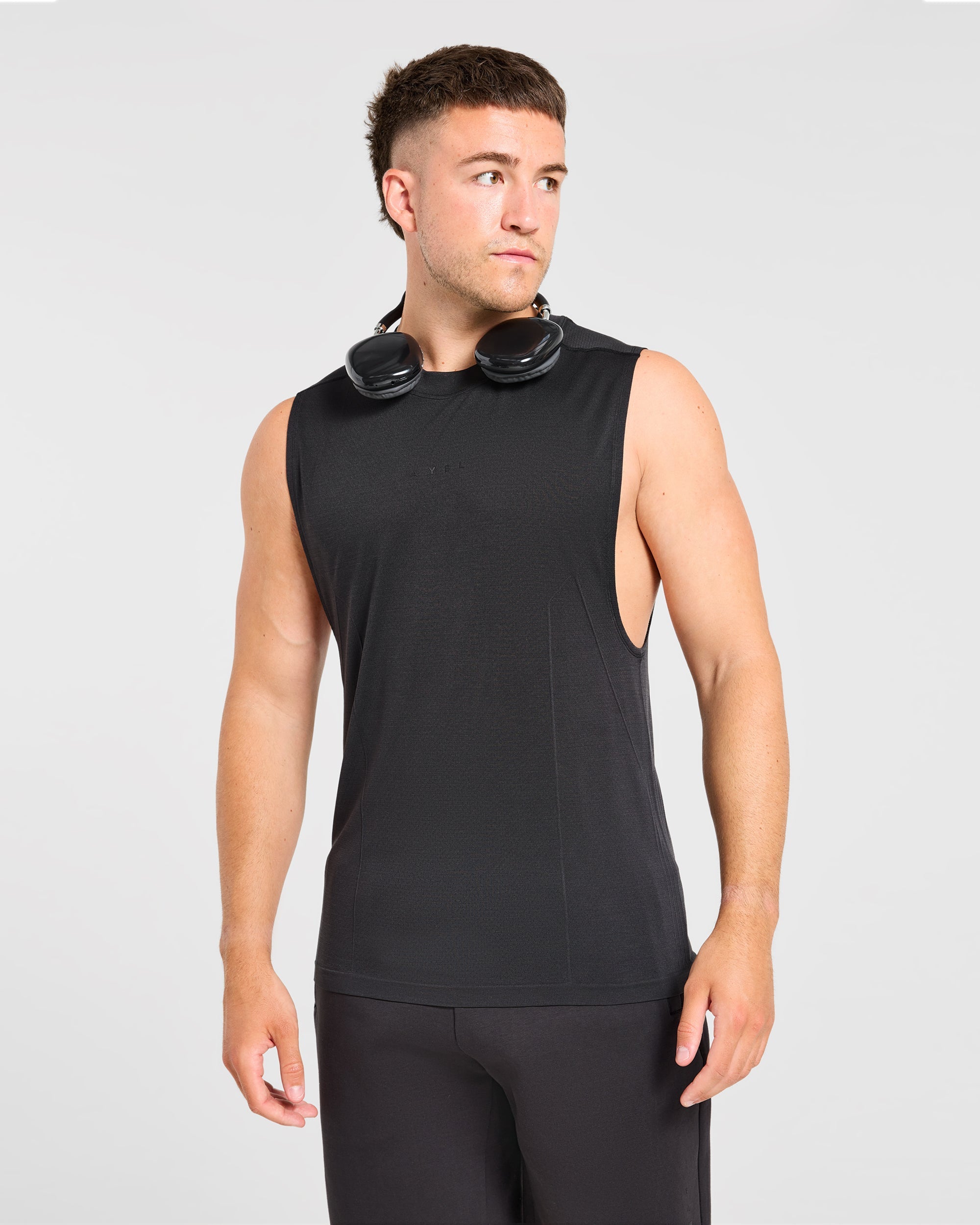Reinforce Performance Seamless Tank - Black