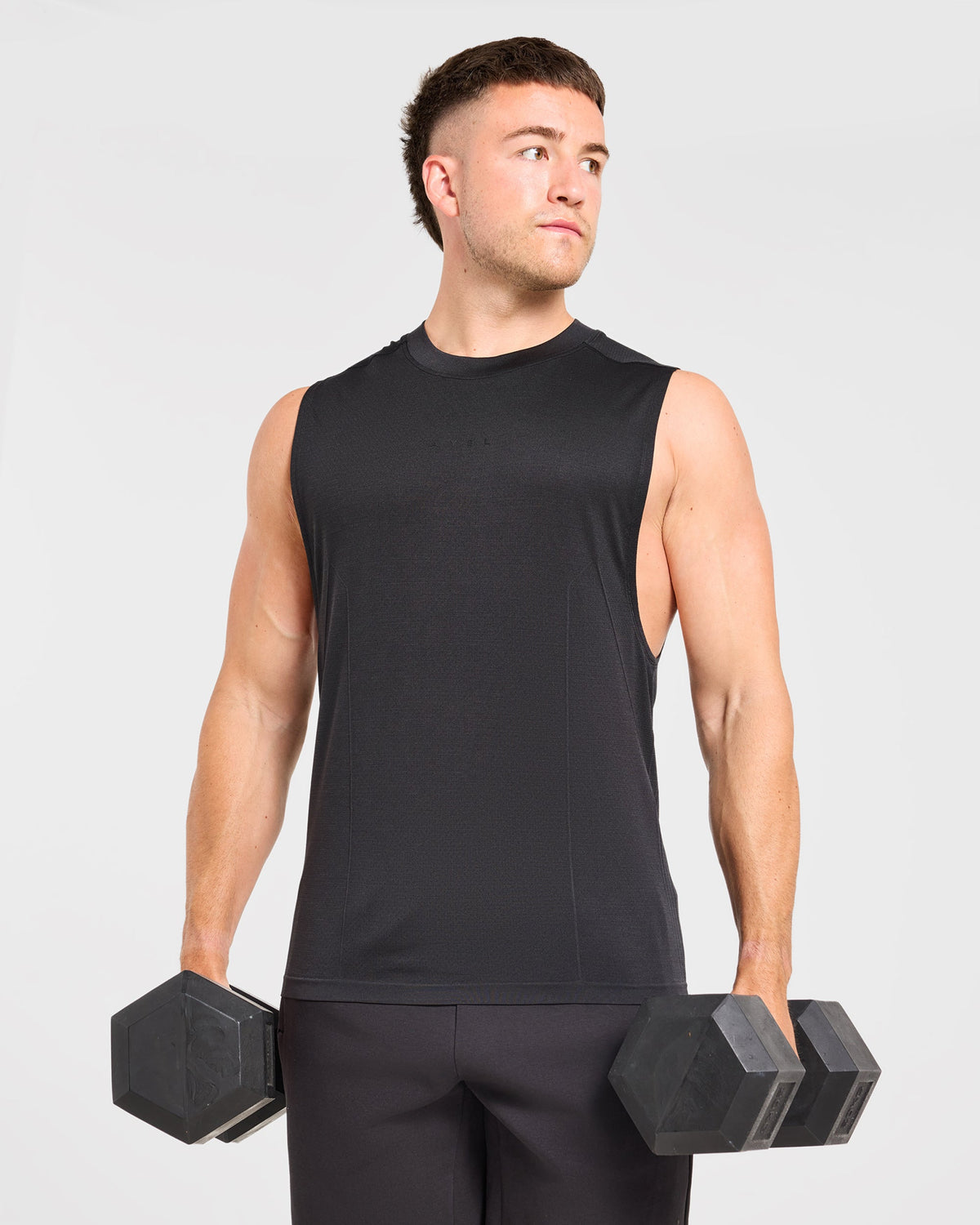 Reinforce Performance Seamless Tank - Black