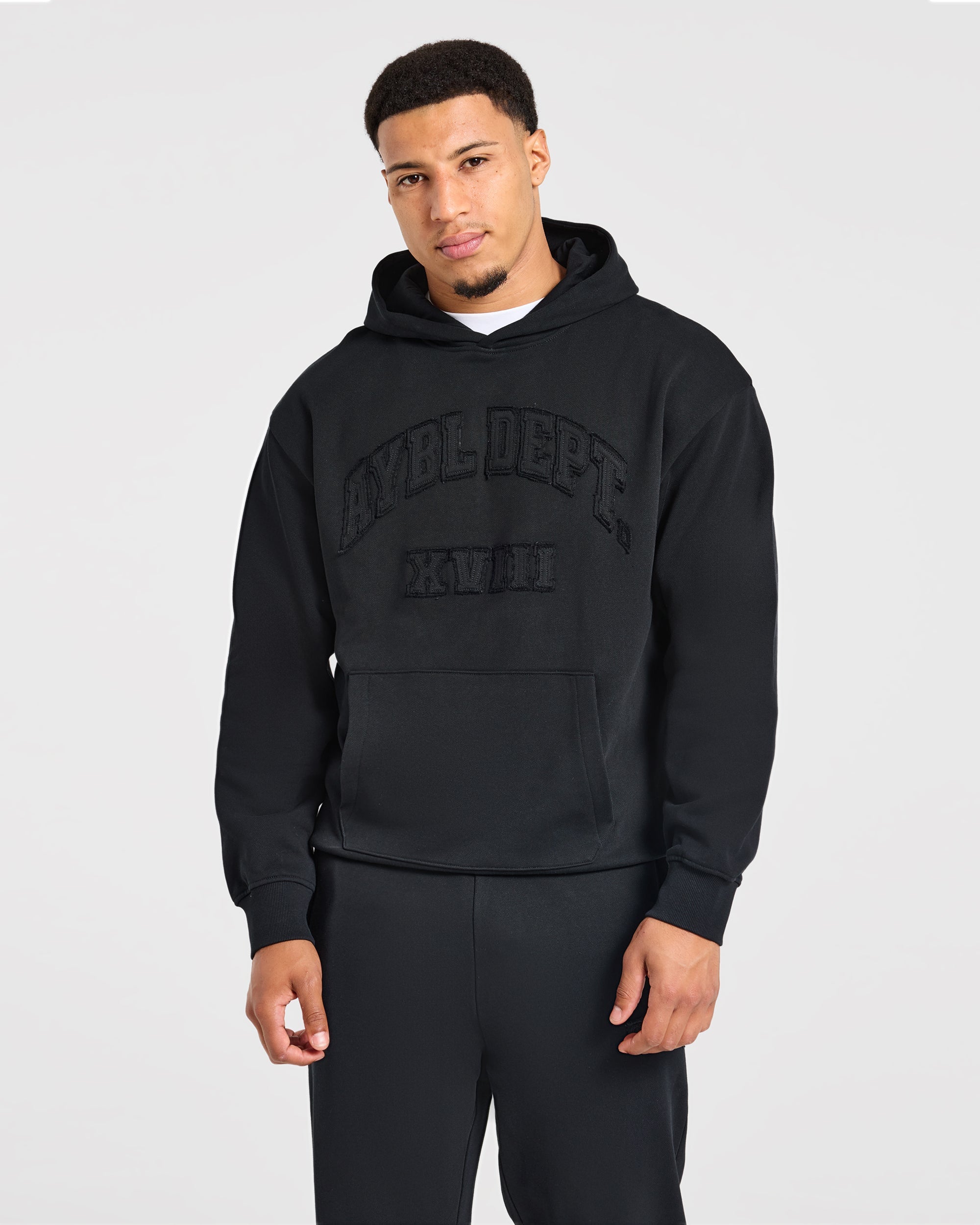 Effortless Oversized Hoodie - Black