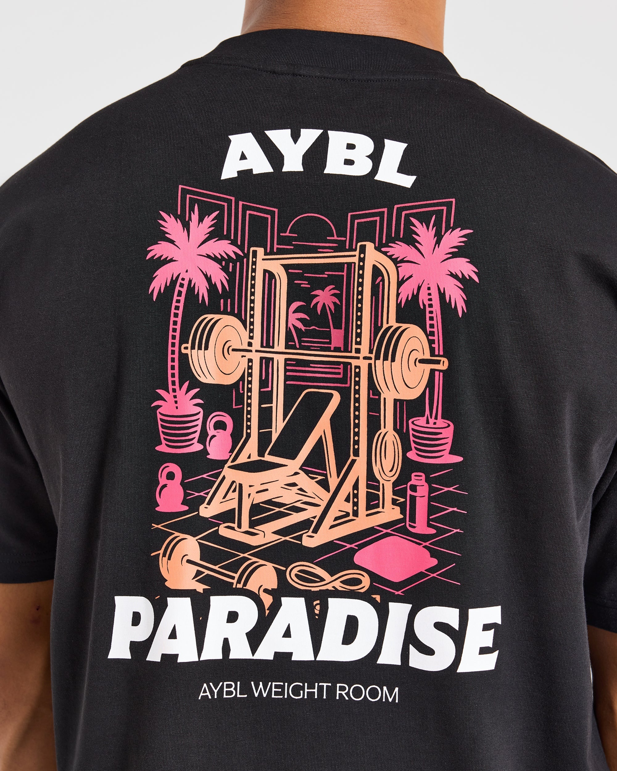 Iron Paradise Oversized T Shirt - Black