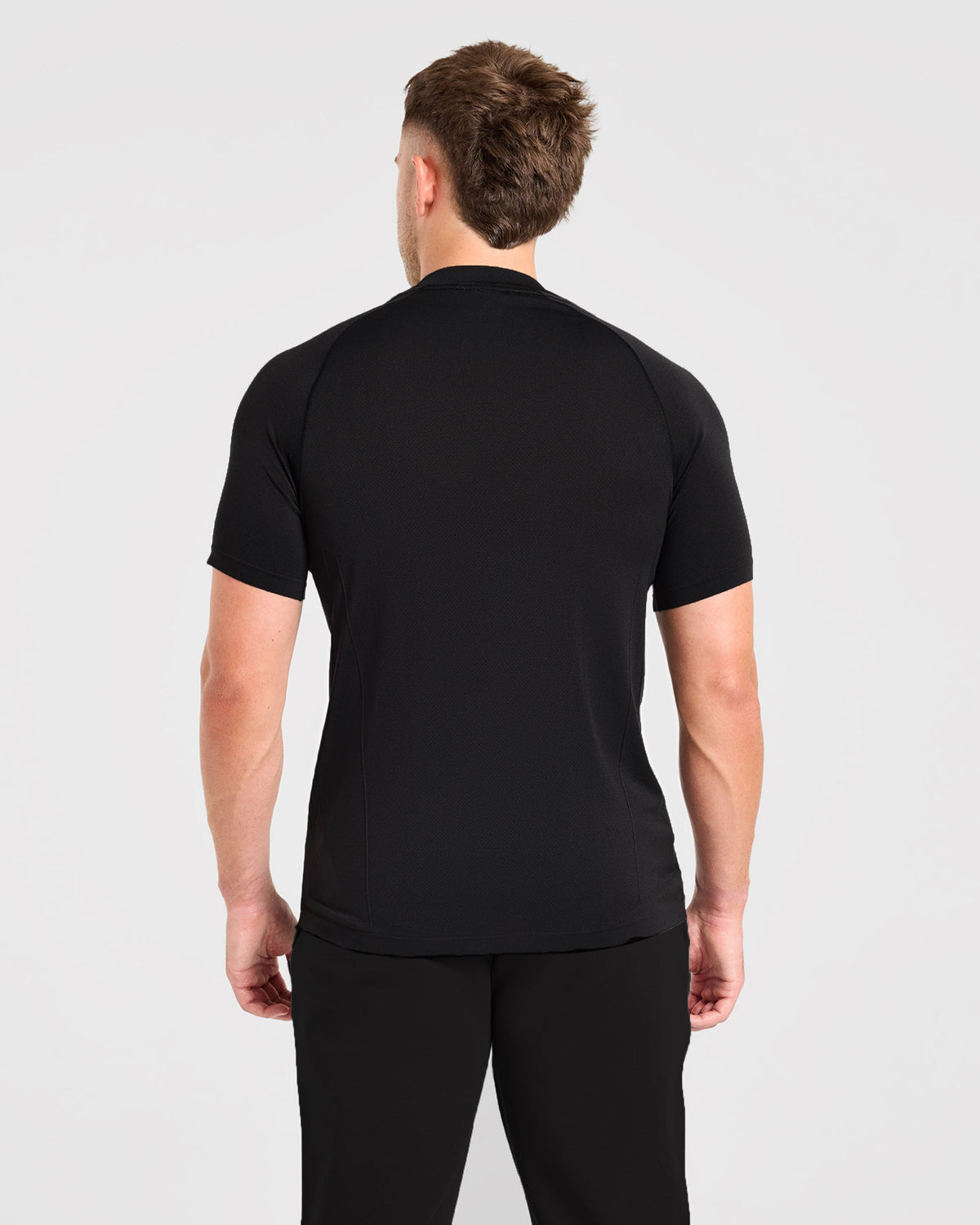 Reinforce Performance Seamless T Shirt - Black
