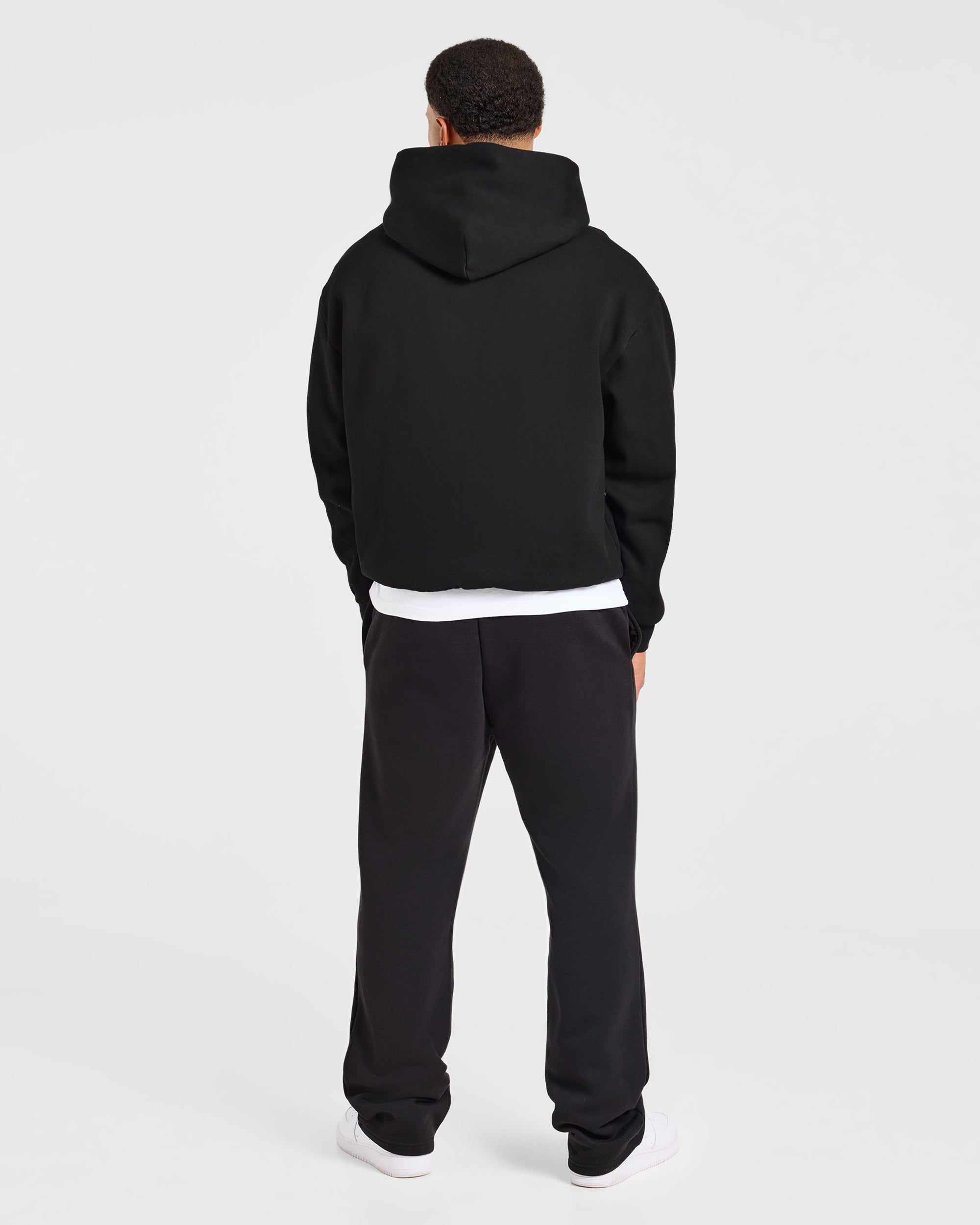 Essential Oversized Hoodie - Black