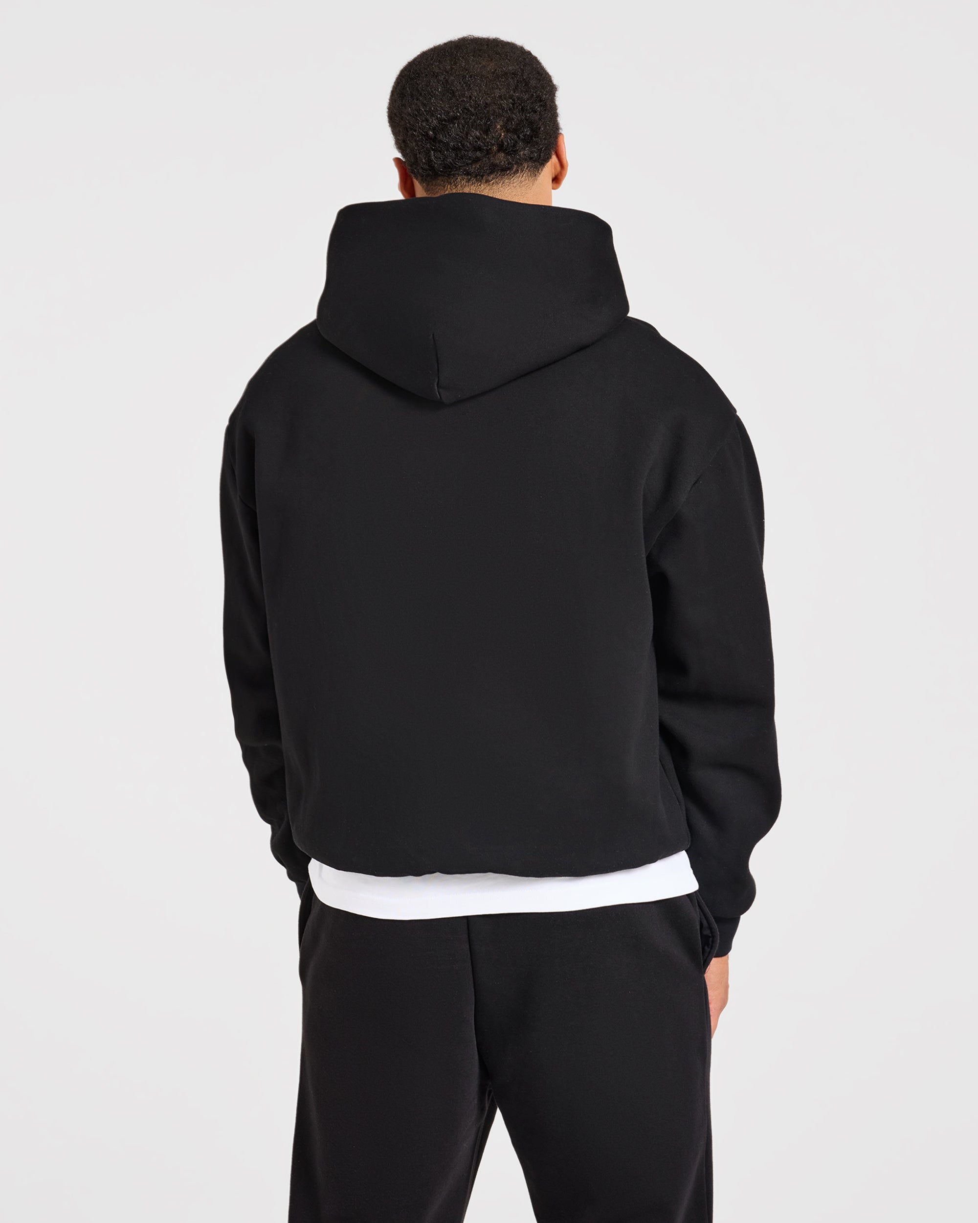 Essential Oversized Hoodie - Black