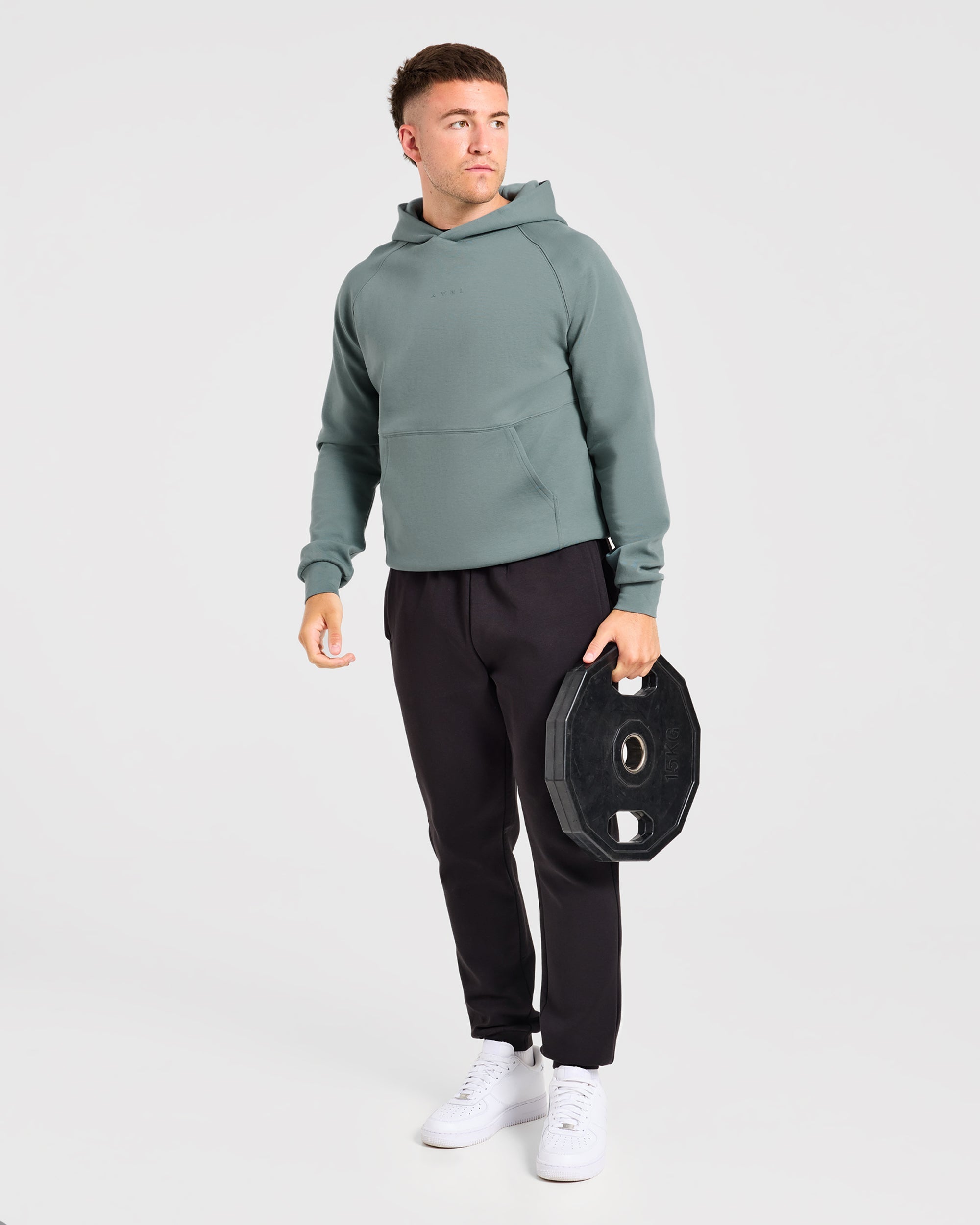 Reinforce Performance Hoodie - Muted Teal