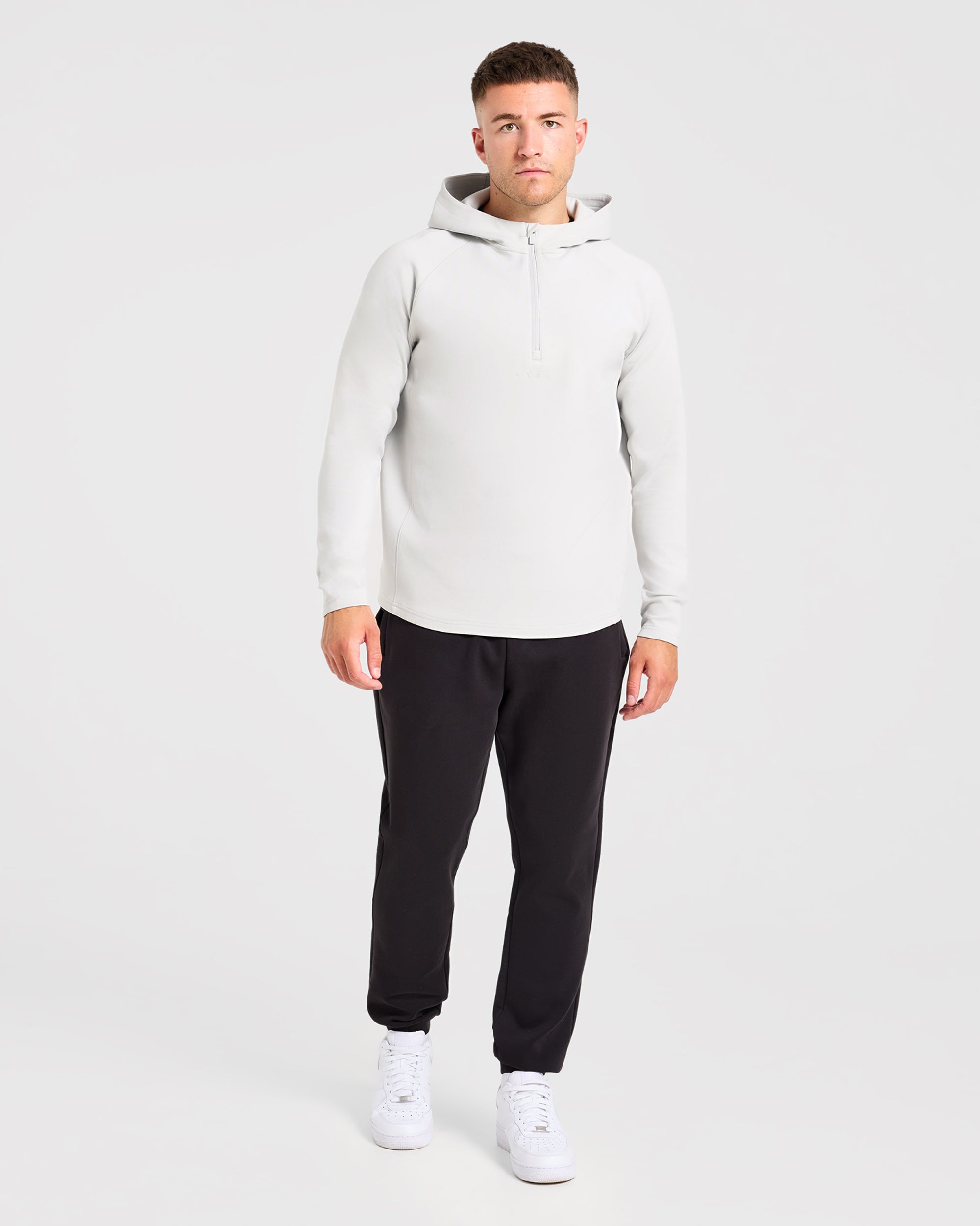 Reinforce Performance 1/2 Zip Pullover - Light Stone Grey