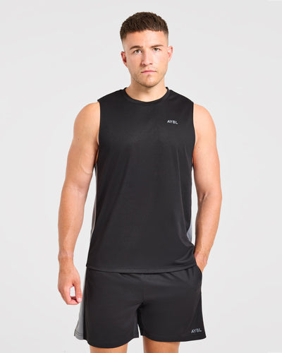 Active Vest - Black/Charcoal