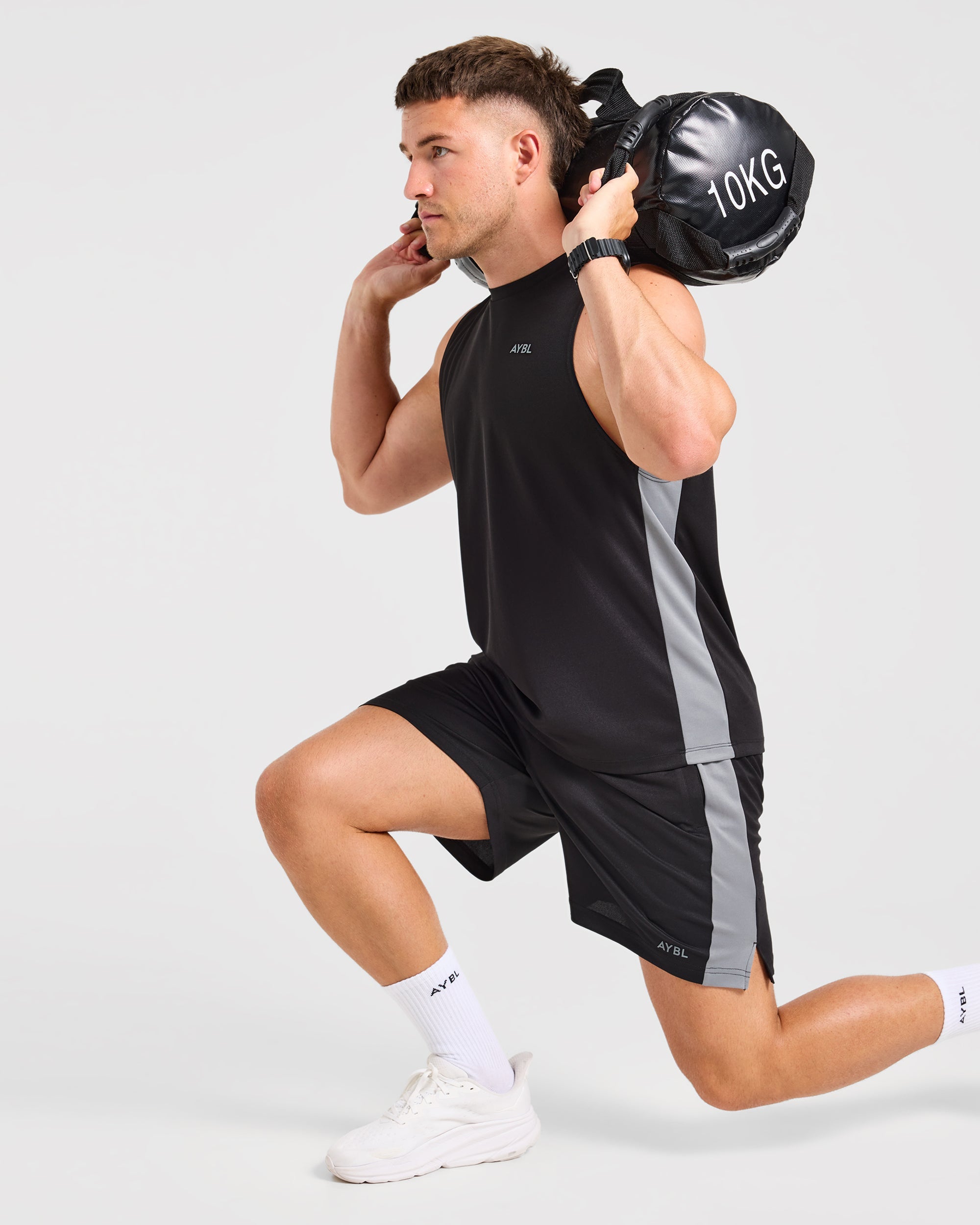 Active Shorts - Black/Charcoal