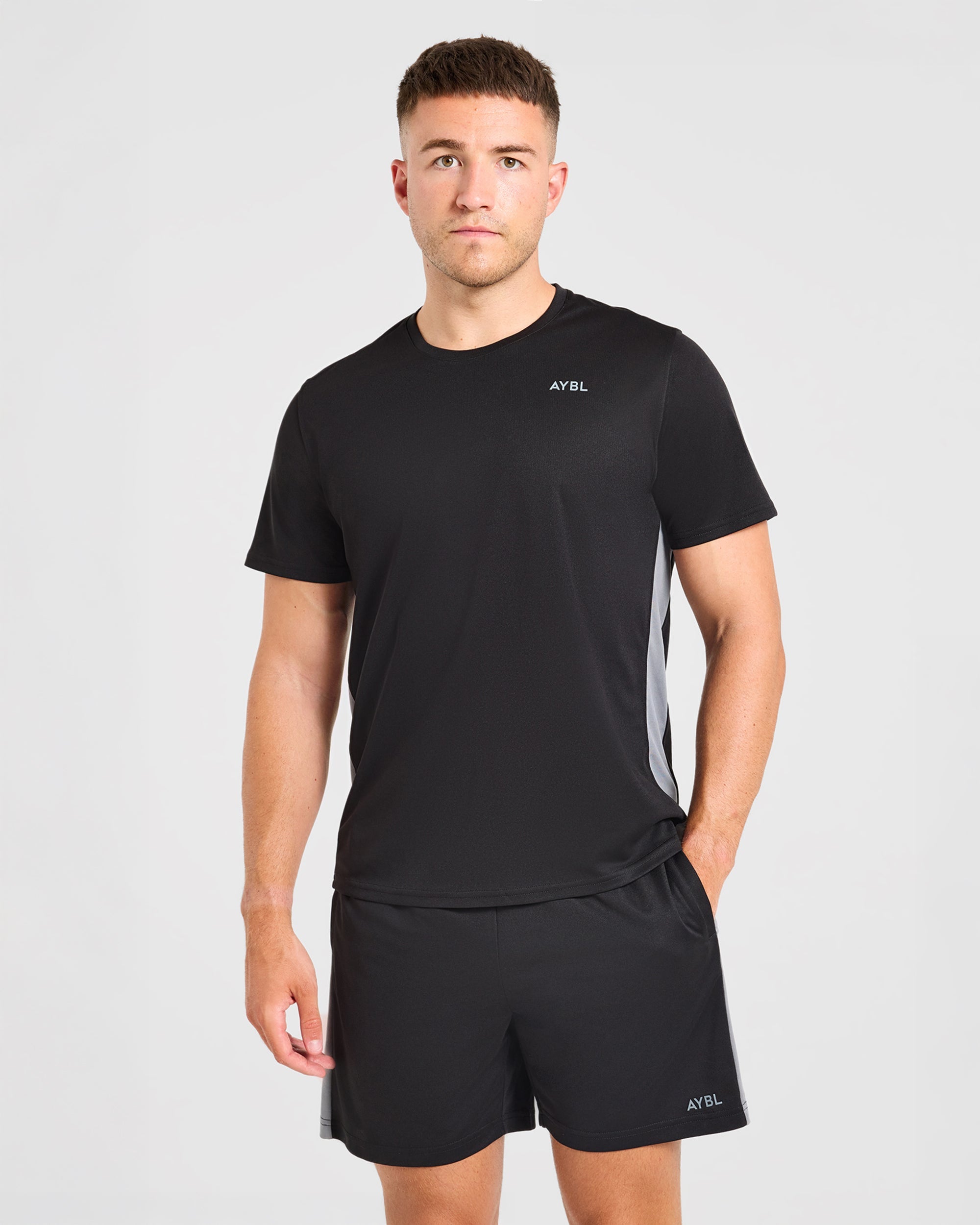 Active T Shirt - Black/Charcoal