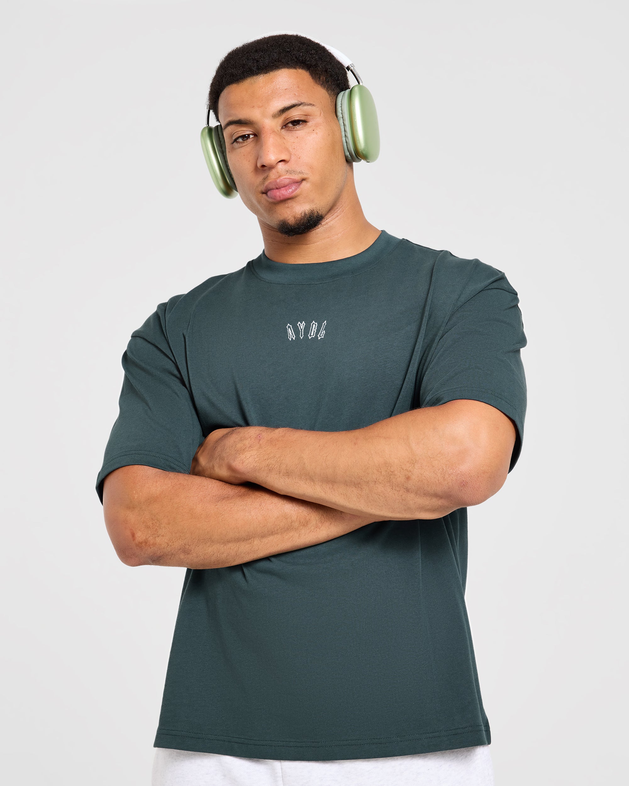 Venom In Every Rep Oversized T Shirt - Dark Teal