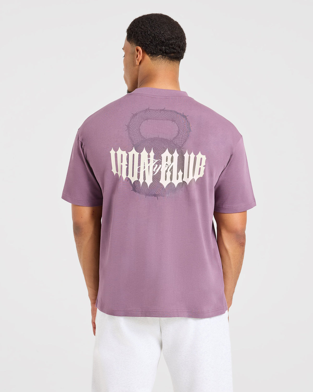 AYBL Iron Club Kettlebell Oversized T Shirt - Midnight Purple