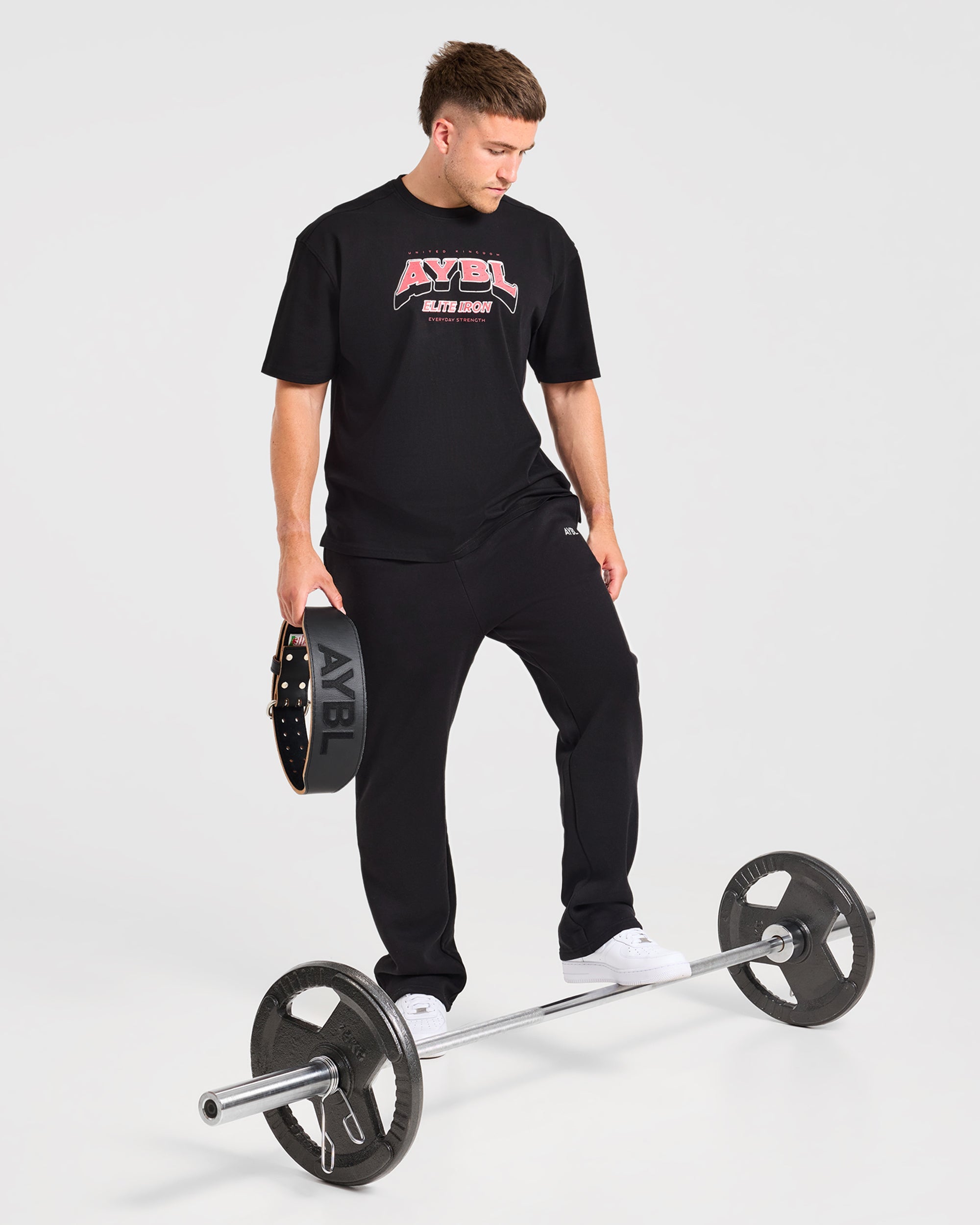 AYBL Elite Iron Oversized T Shirt - Black