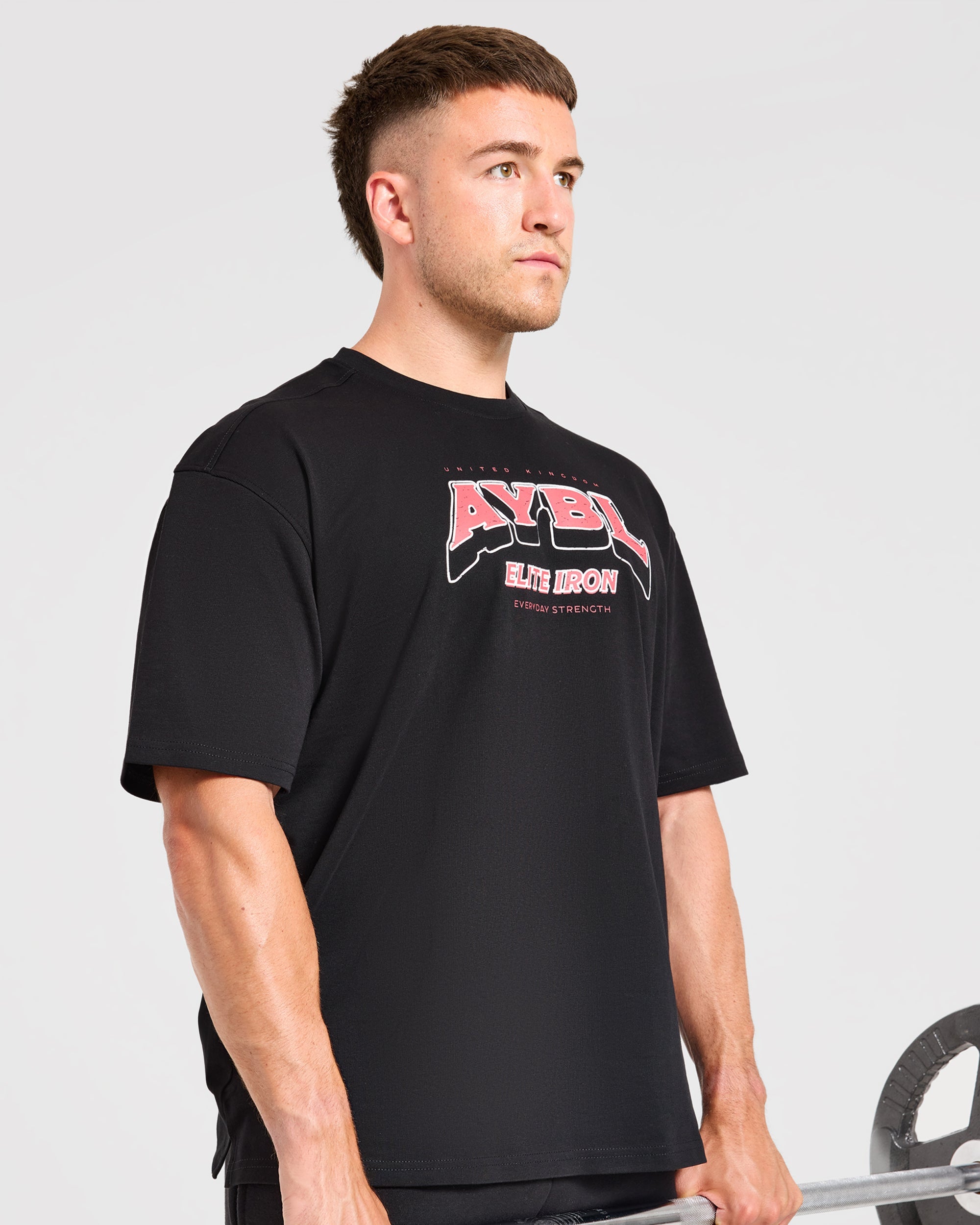 AYBL Elite Iron Oversized T Shirt - Black