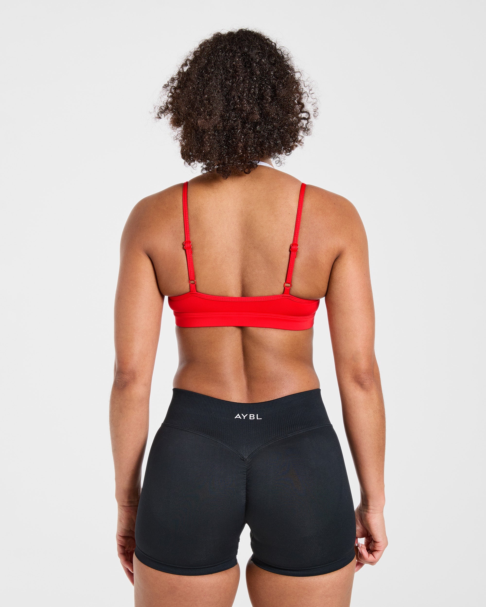 Essential Double Layer Sports Bra - Vibrant Red