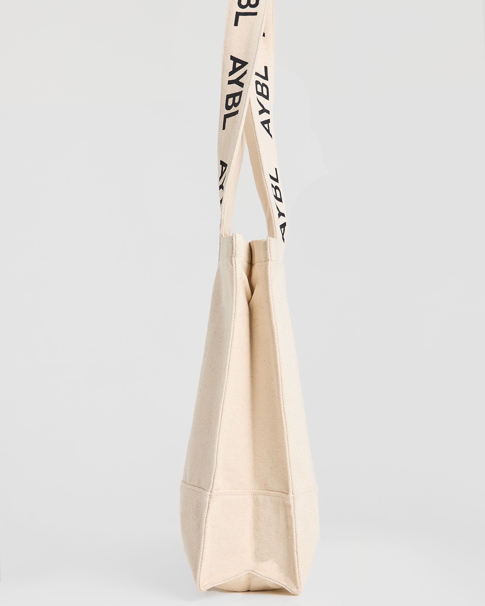 Branded Strap Tote Bag - Canvas