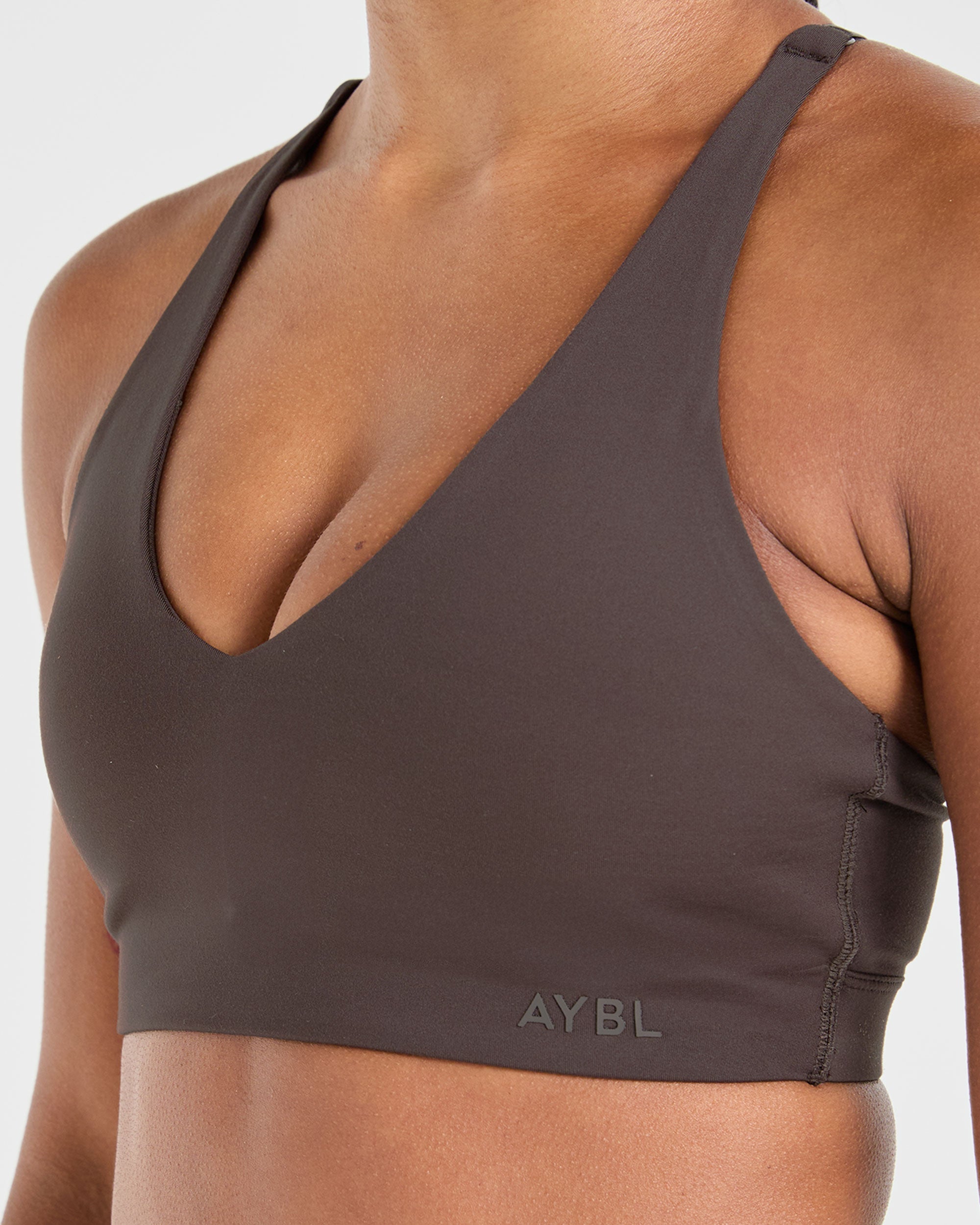 Staple Sports Bra - Coffee Brown