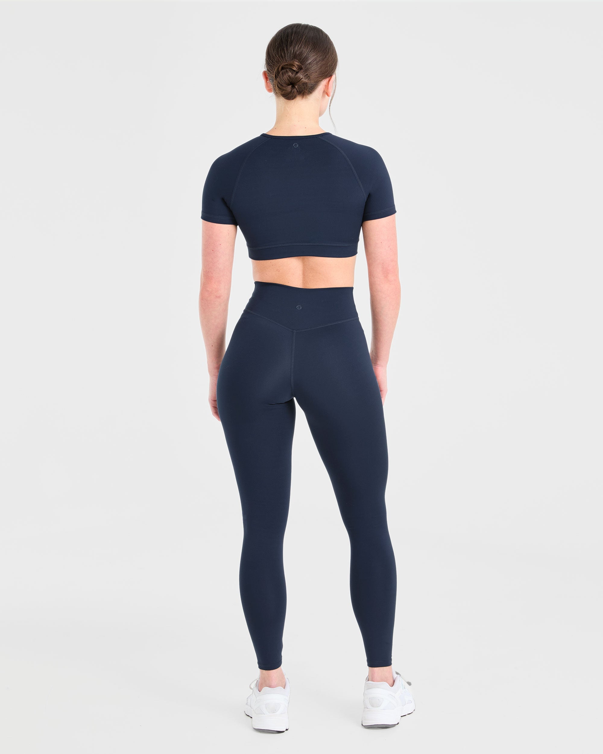 Staple Crop Top - Navy