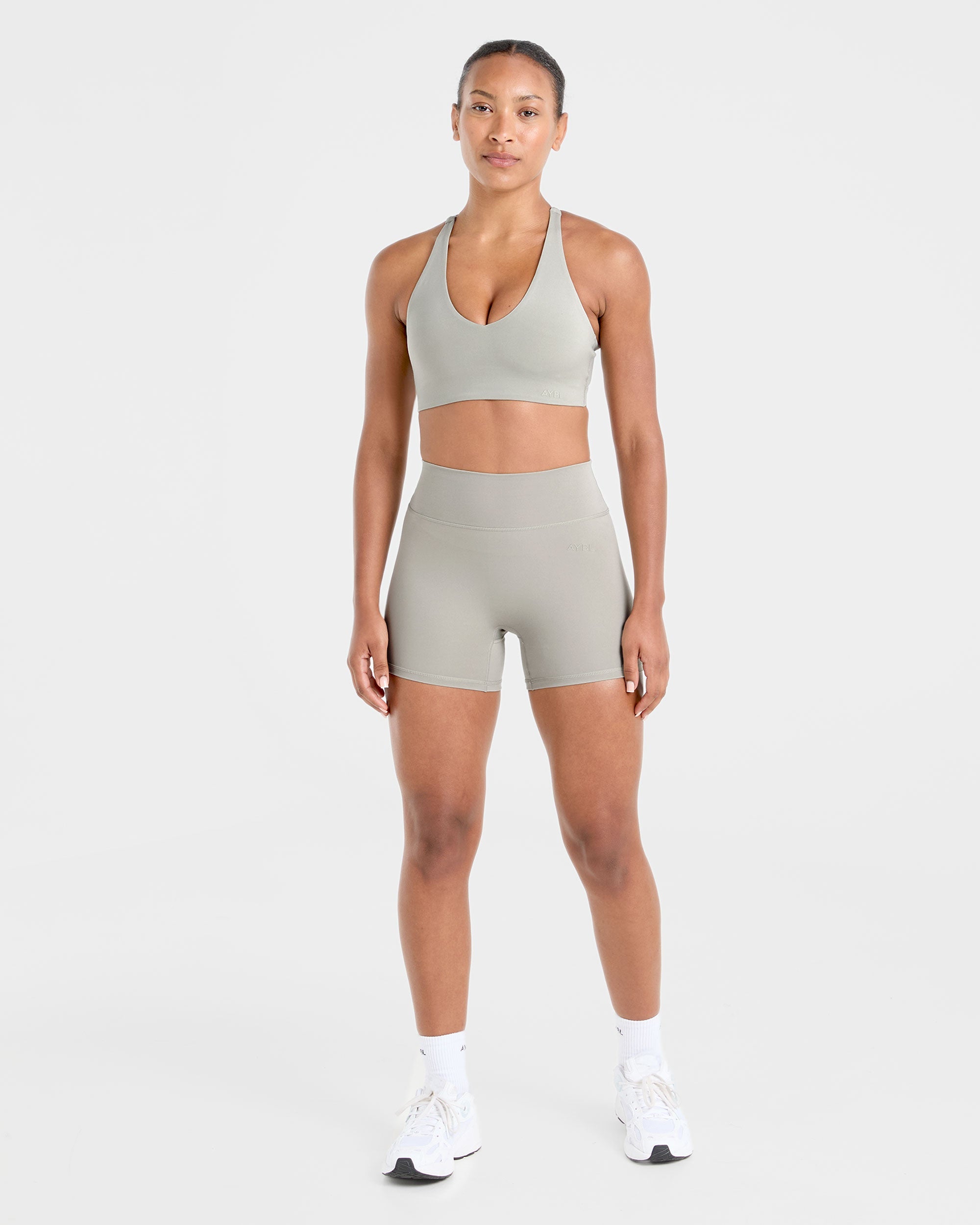 Staple Sports Bra - Washed Olive