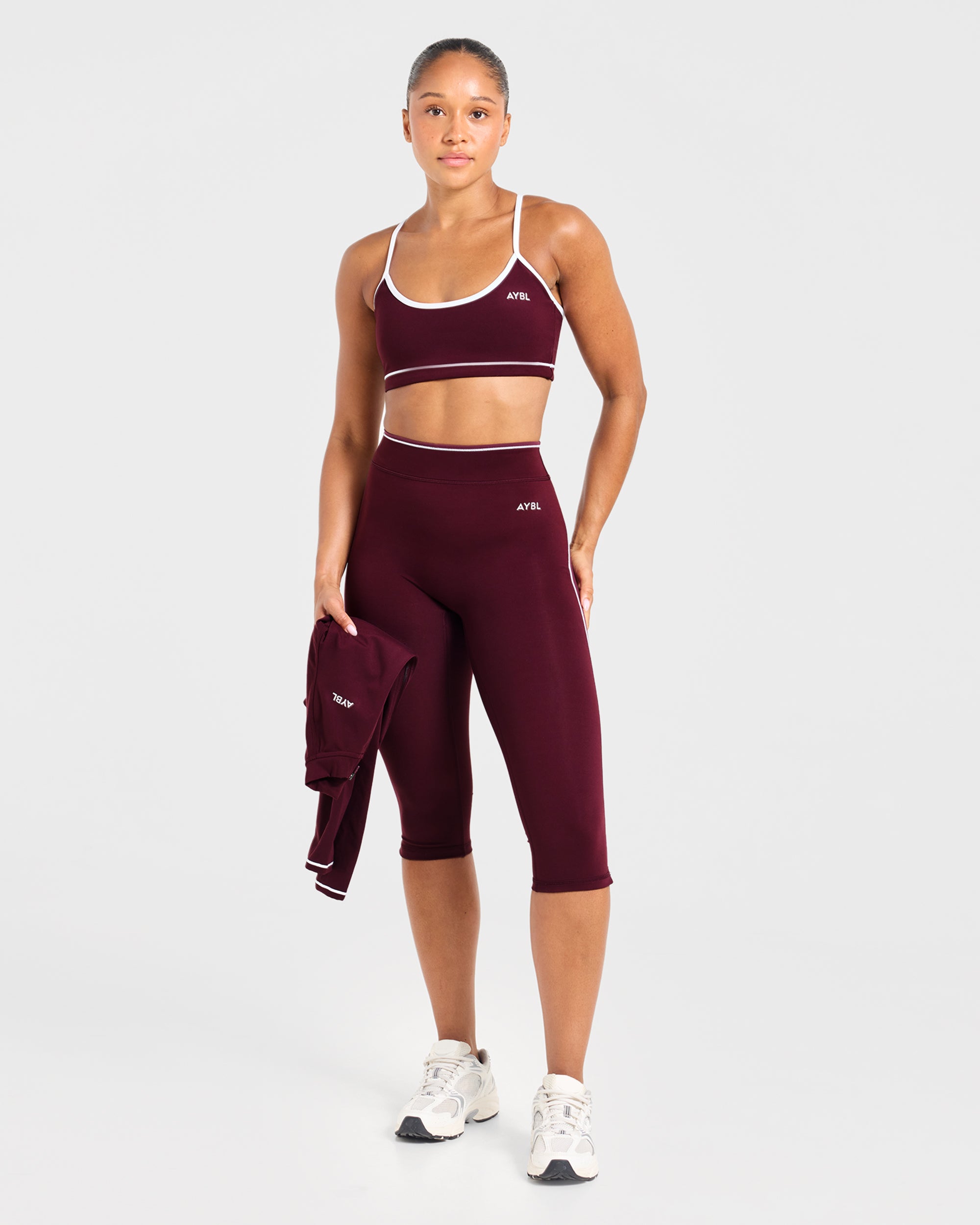 Form Capris - Deep Mulberry
