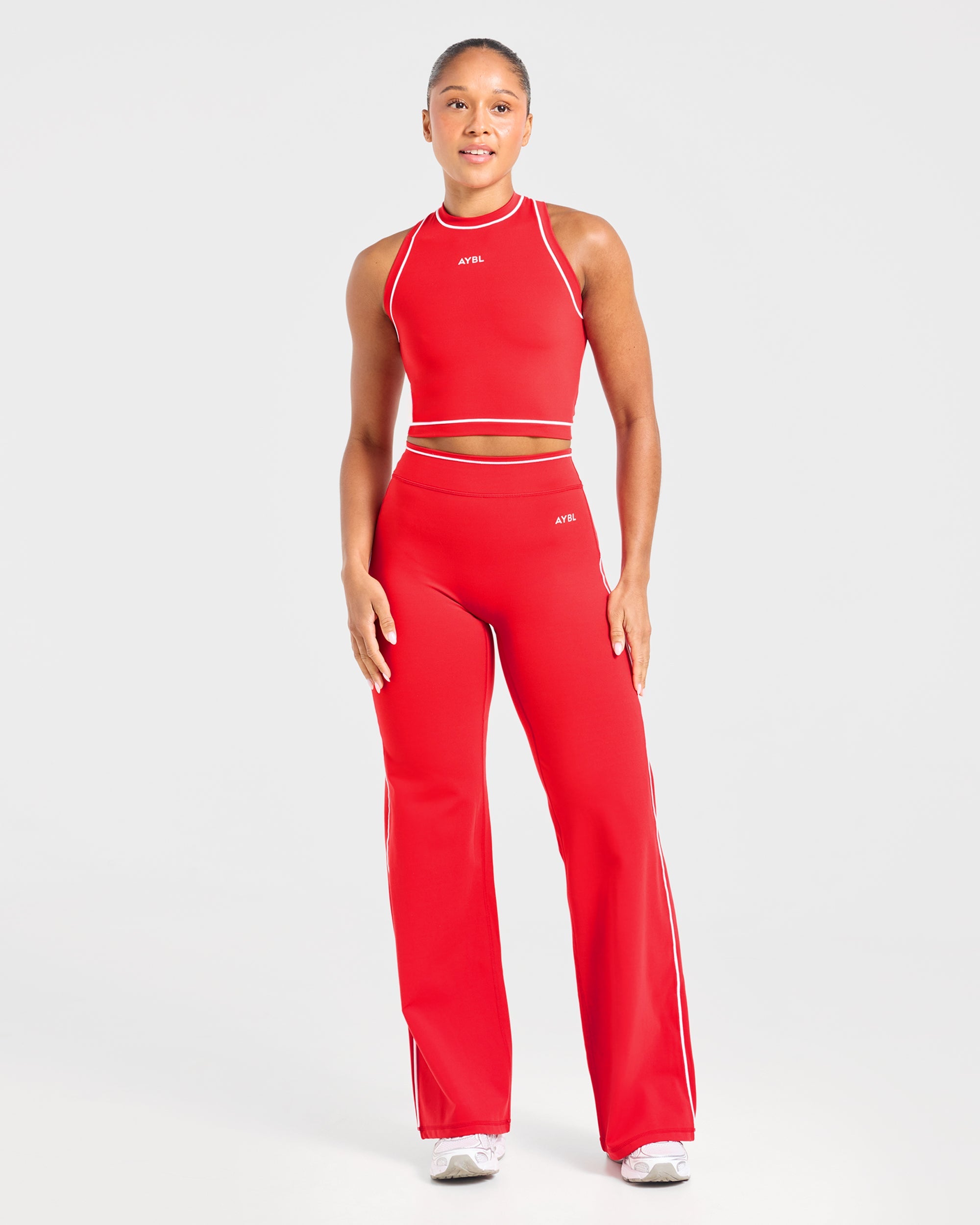Form Flared Leggings - Red