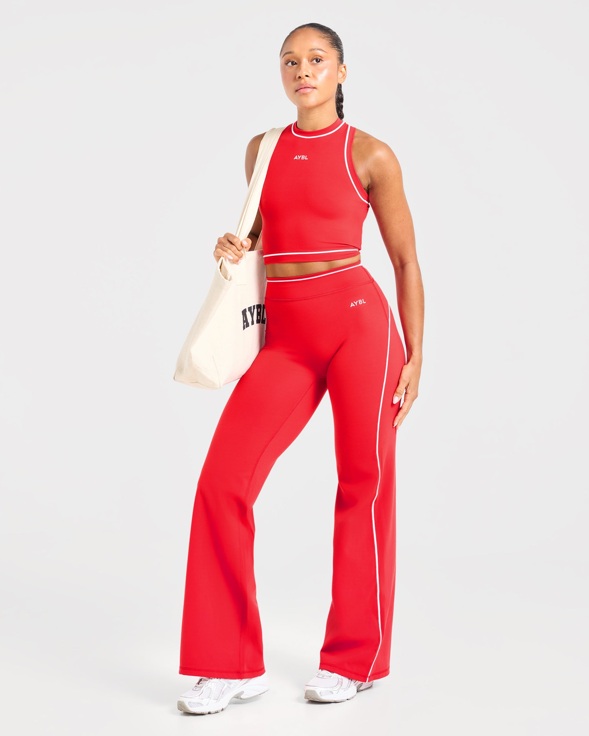 Form Flared Leggings - Red