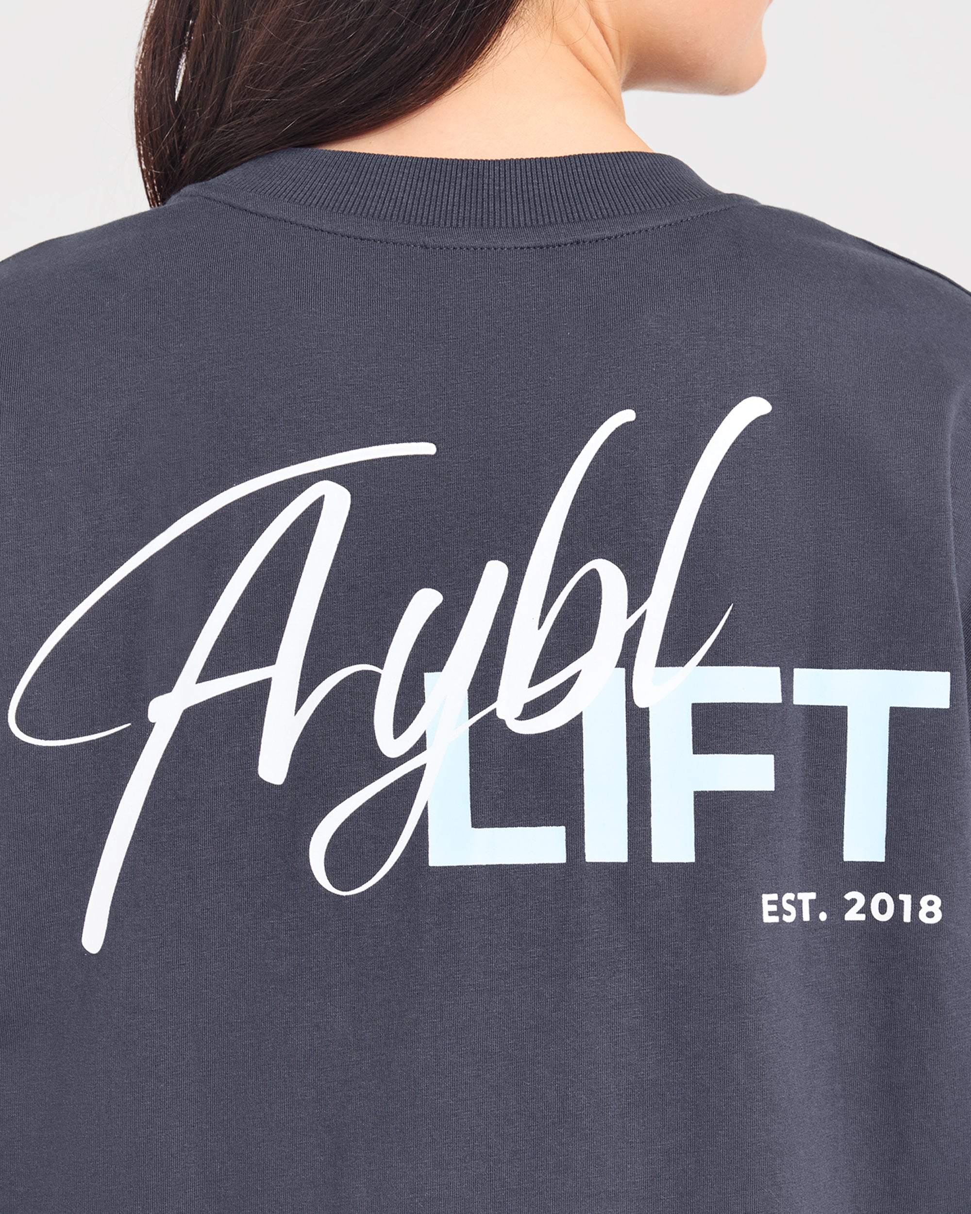 Lift Graphic 2.0 Oversized T Shirt - Navy
