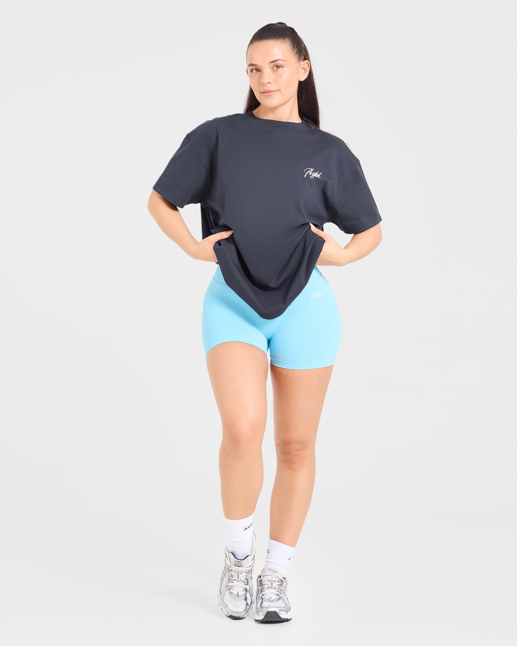 Lift Graphic 2.0 Oversized T Shirt - Navy